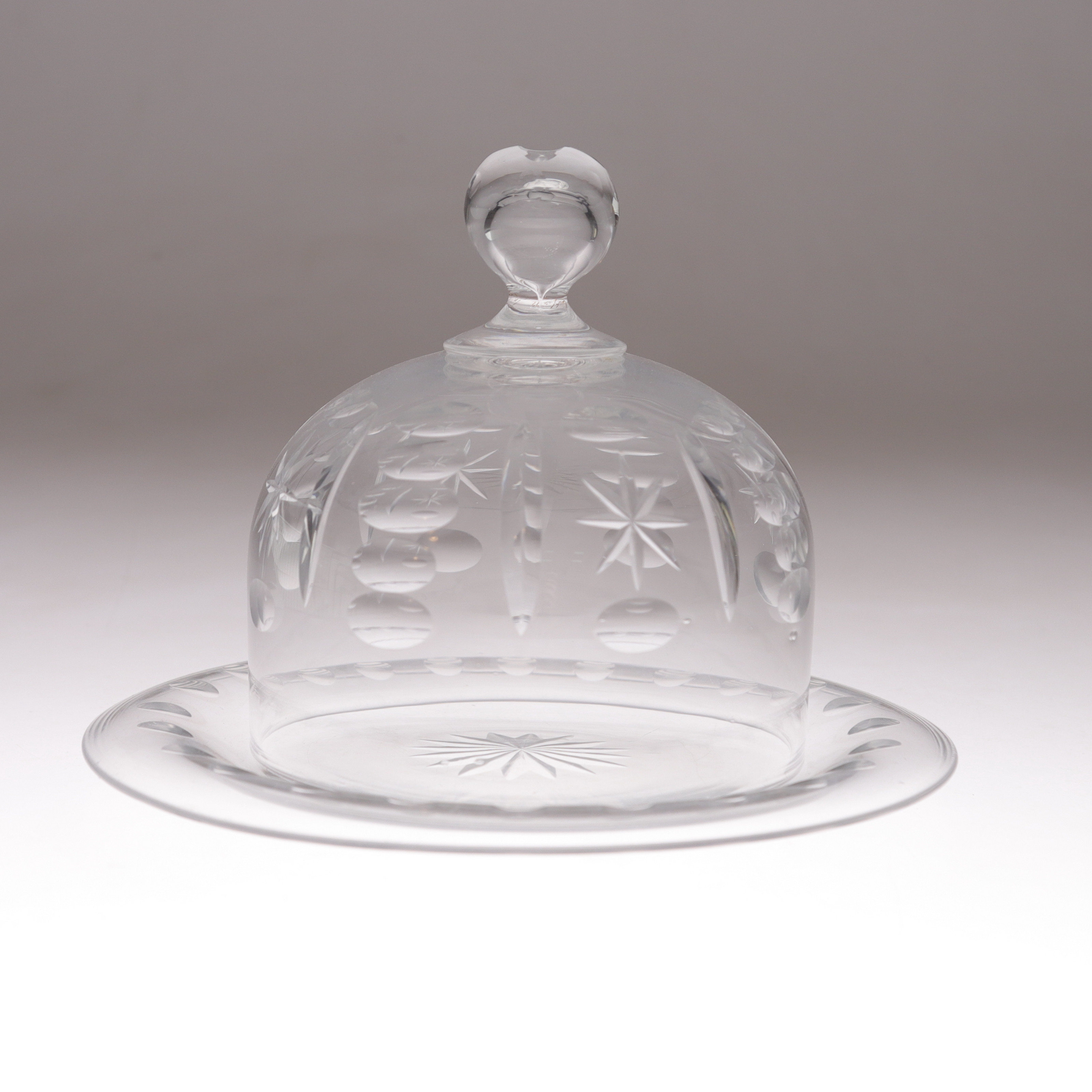 OSTKUPA, 2 delar, glas, 1900-tal.