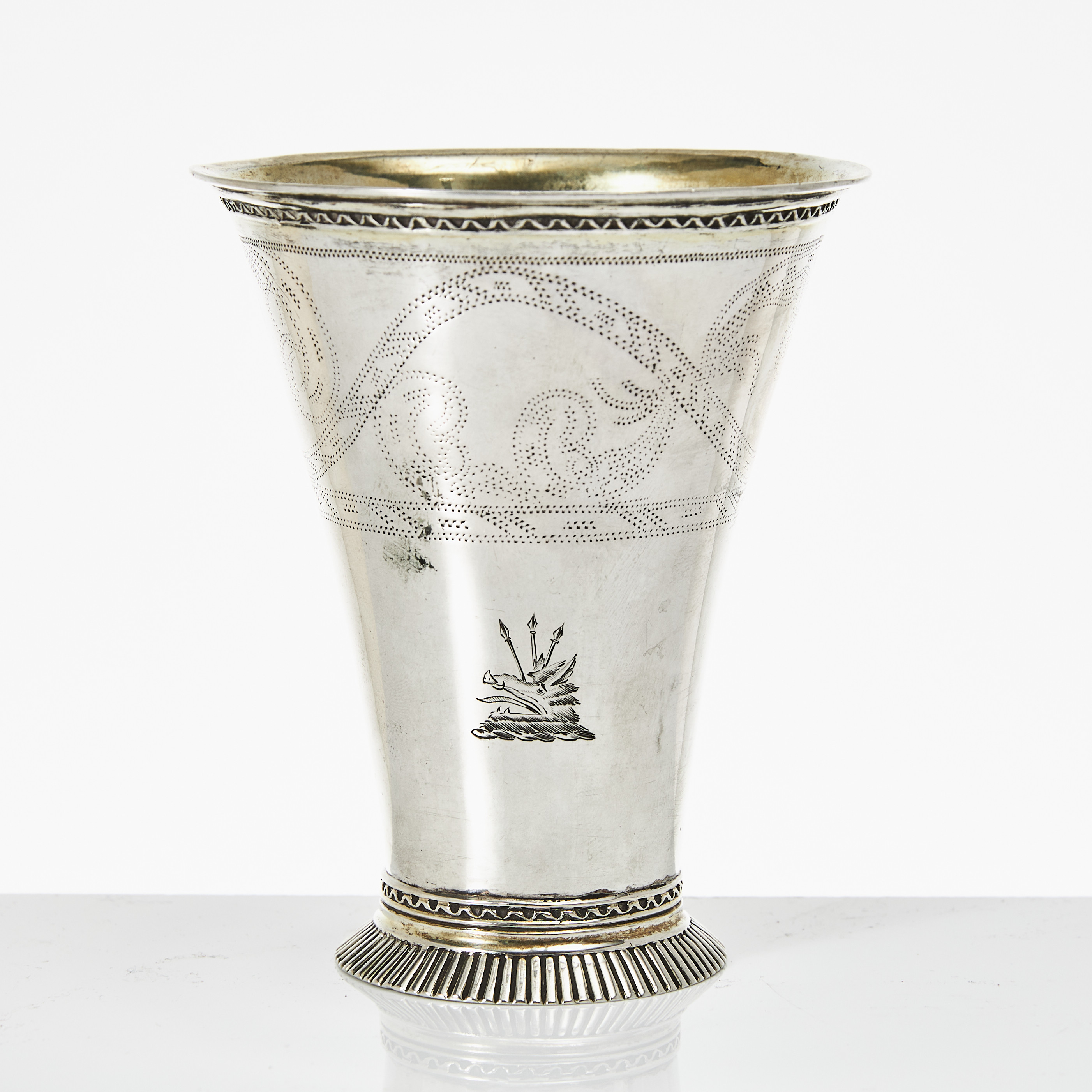 BÄGARE, silver, Olof Löfvander (1795-1824), Luleå.