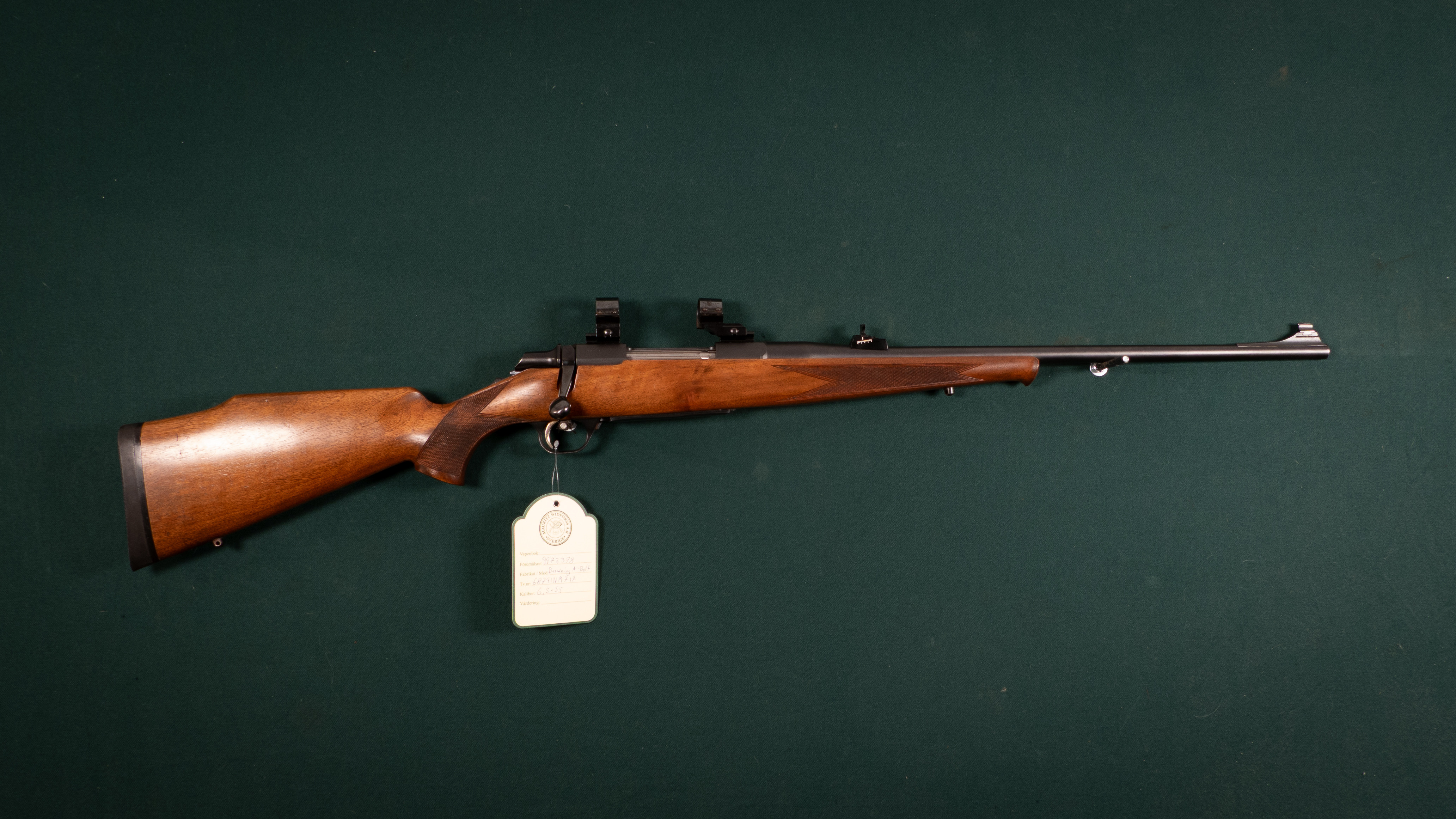 Browning A-Bolt kal. 6,5x55 Tillv.nr. 68741NM717.