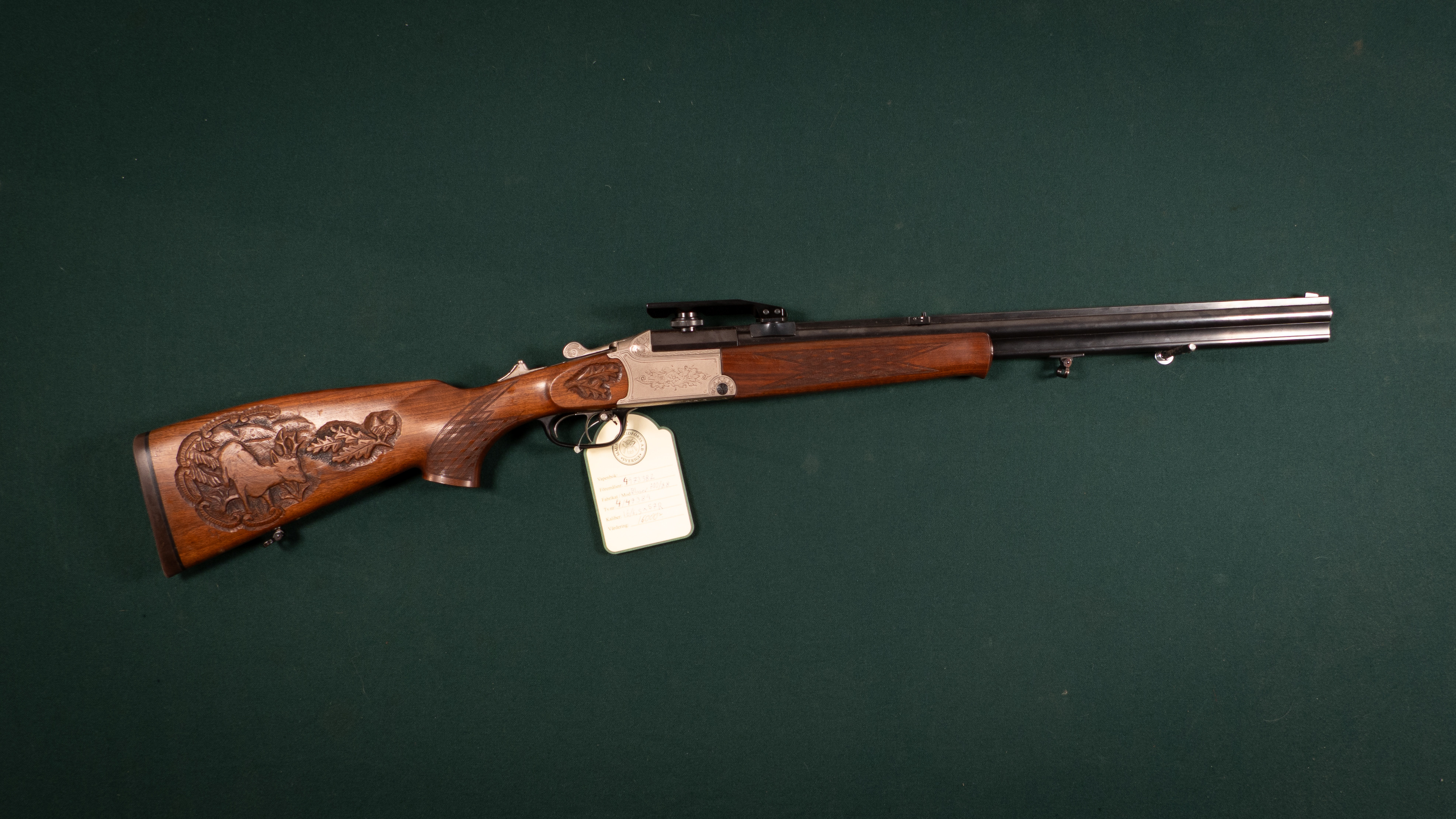 Blaser 700/88 kal. 16/6,5x57R Tillv.nr. 4/47384.