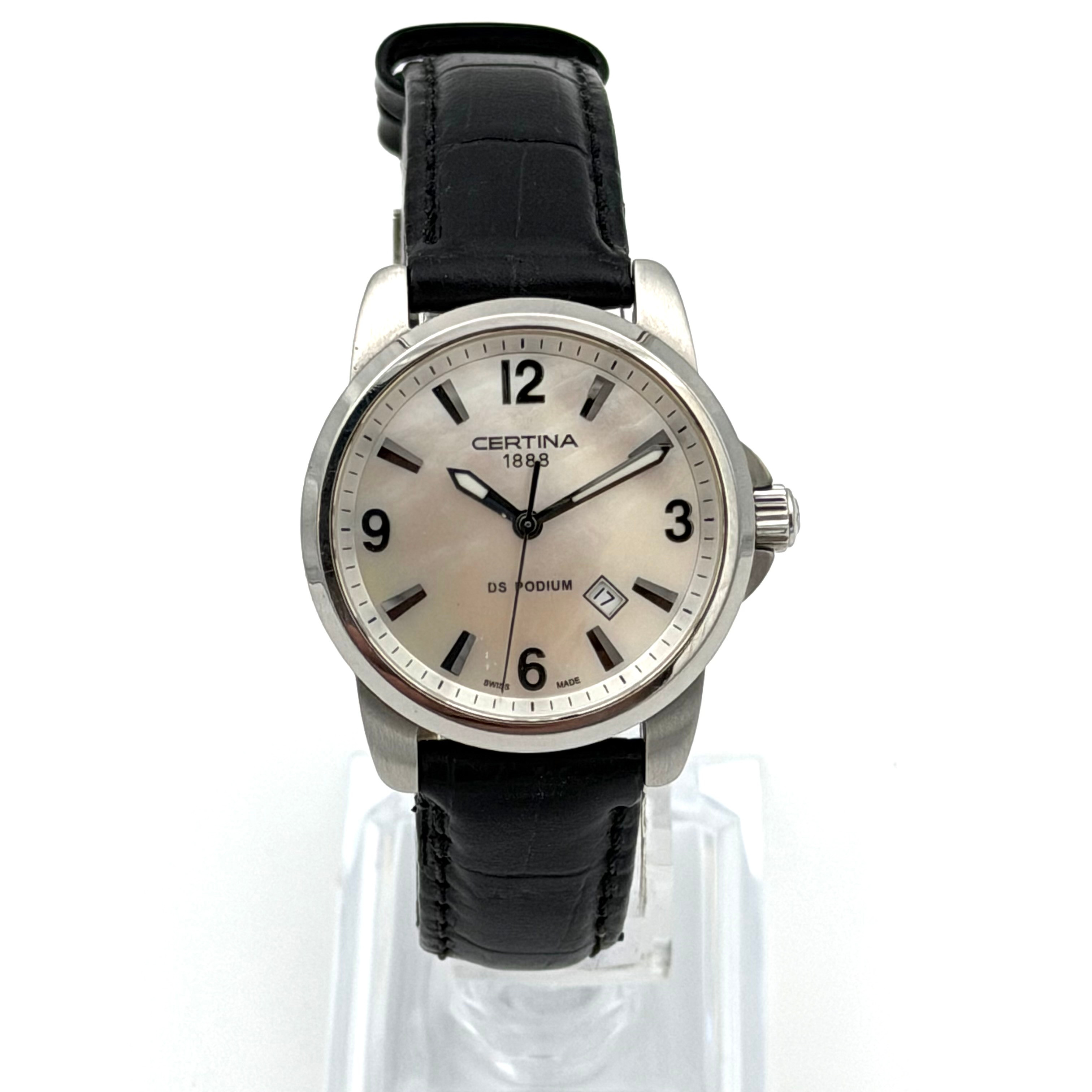 CERTINA, DS Podium, armbandsur, stål, quartz, datum.