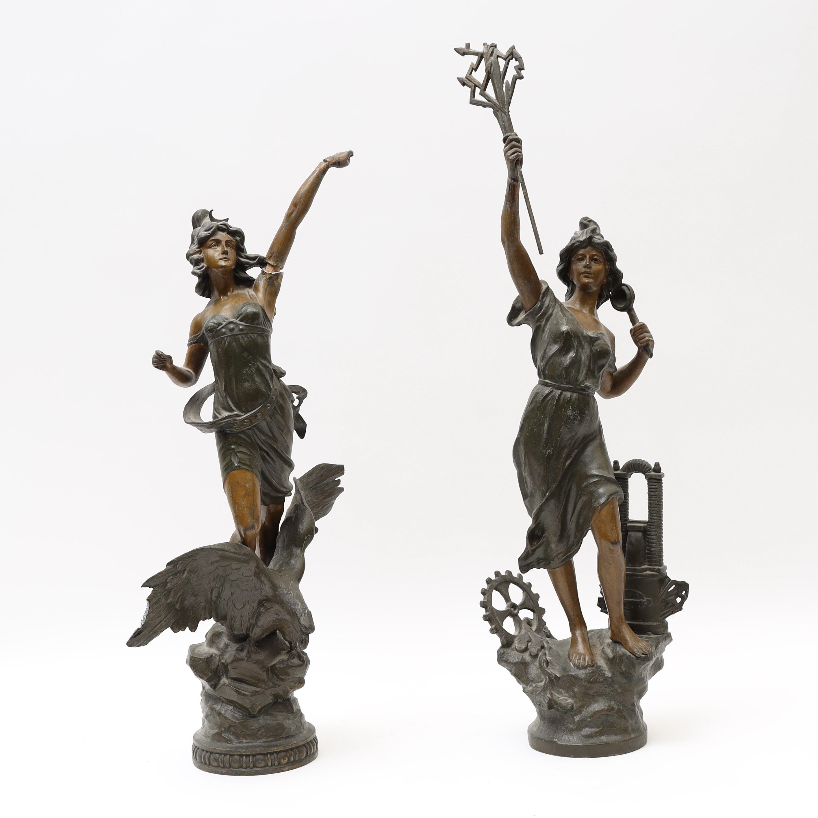 SKULPTURER 2ST, jugend, 1900-talets början.