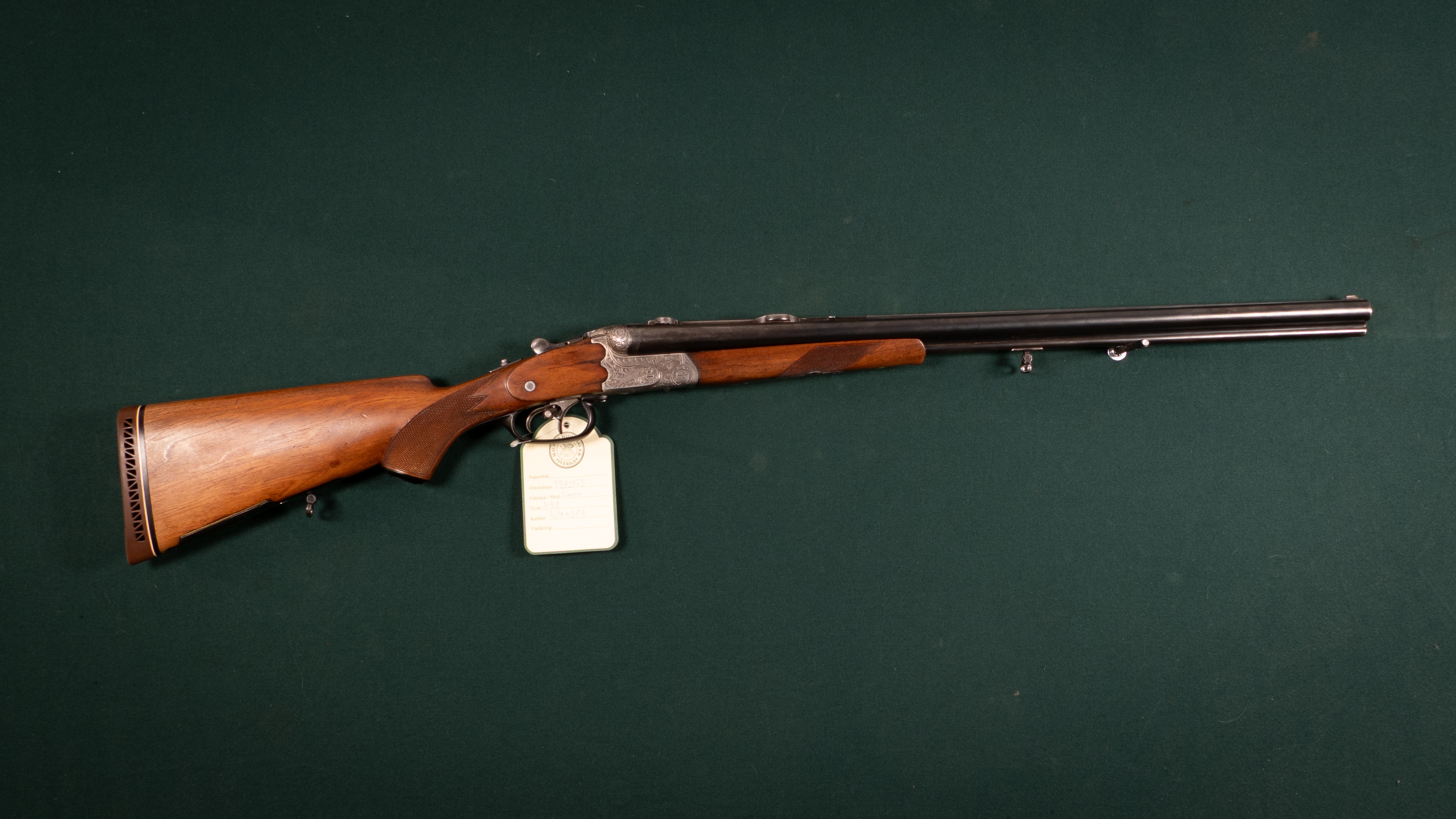 Simson kal. 16/7x57R Tillv.nr. 1150.