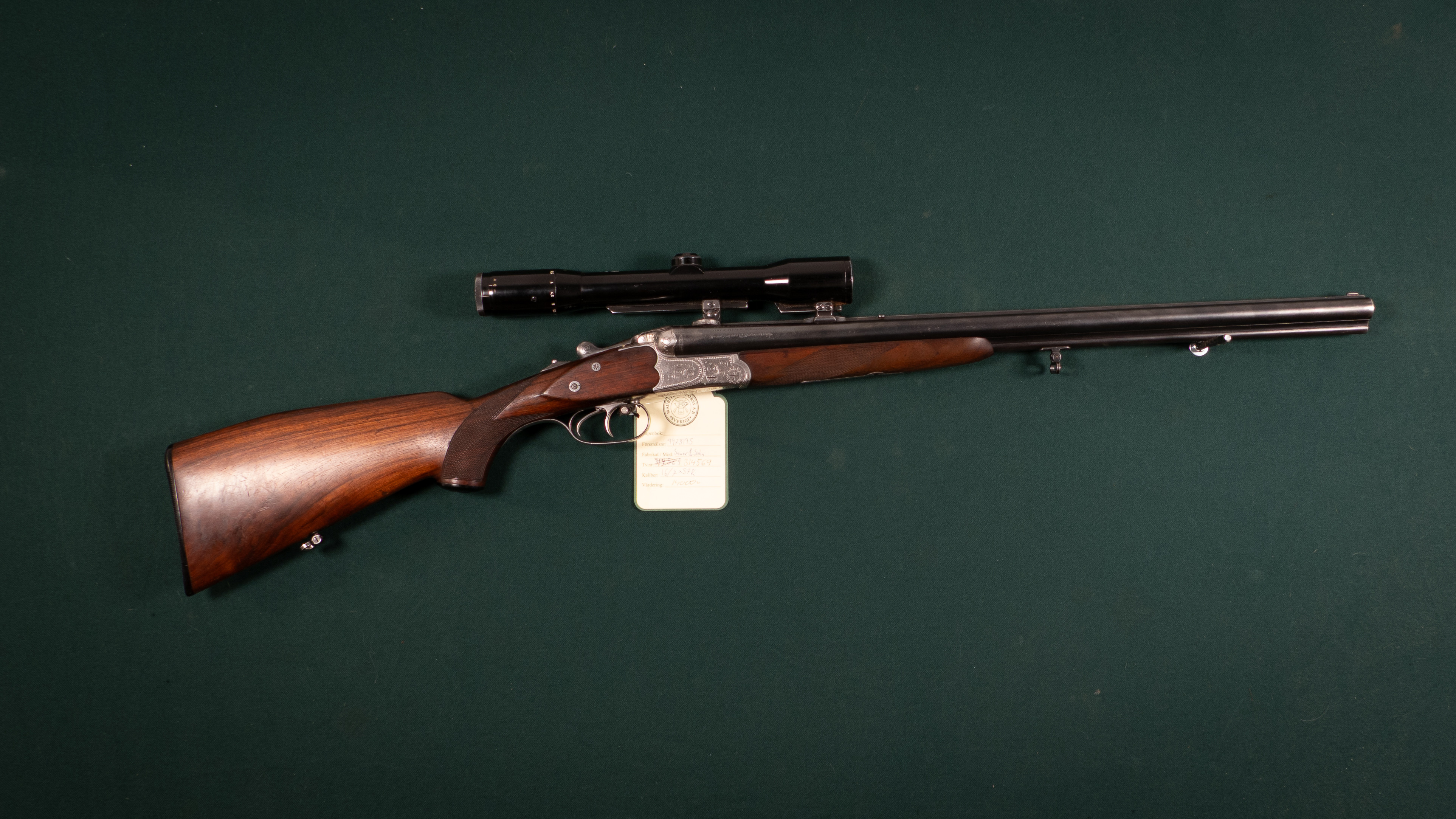 Sauer & Sohn kal. 16/7x57R Tillv.nr. 314569.