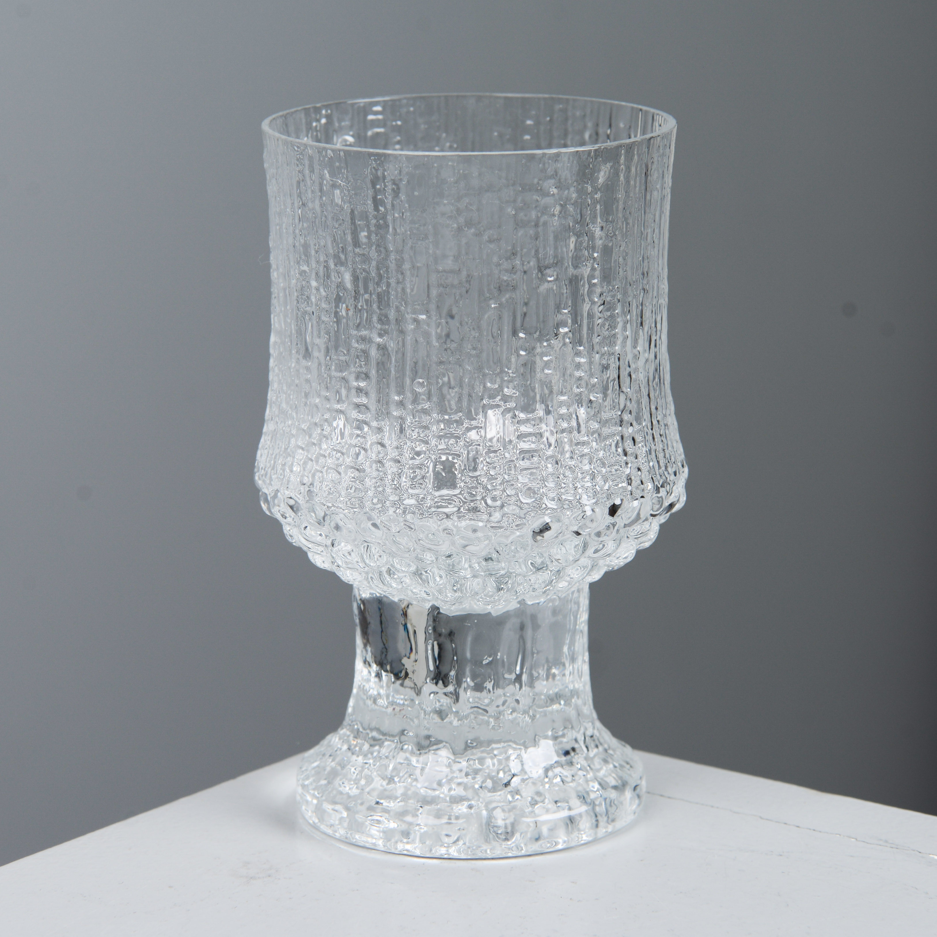 TAPIO WIRKKALA. Vinglas, "Ultima Thule", 8 st, Iittala, Finland.