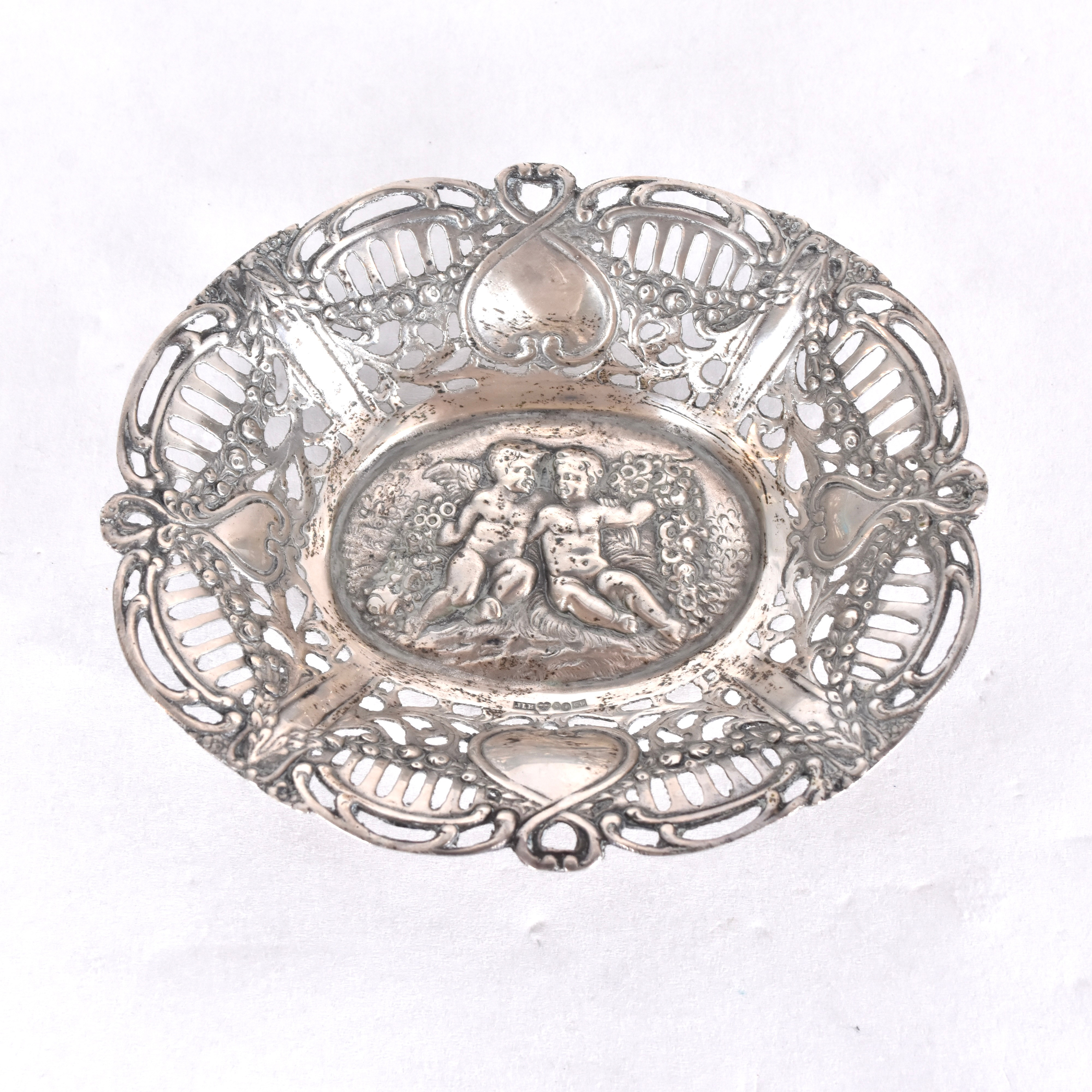 KORGFAT, silver JL Hultman Stockholm 1953.