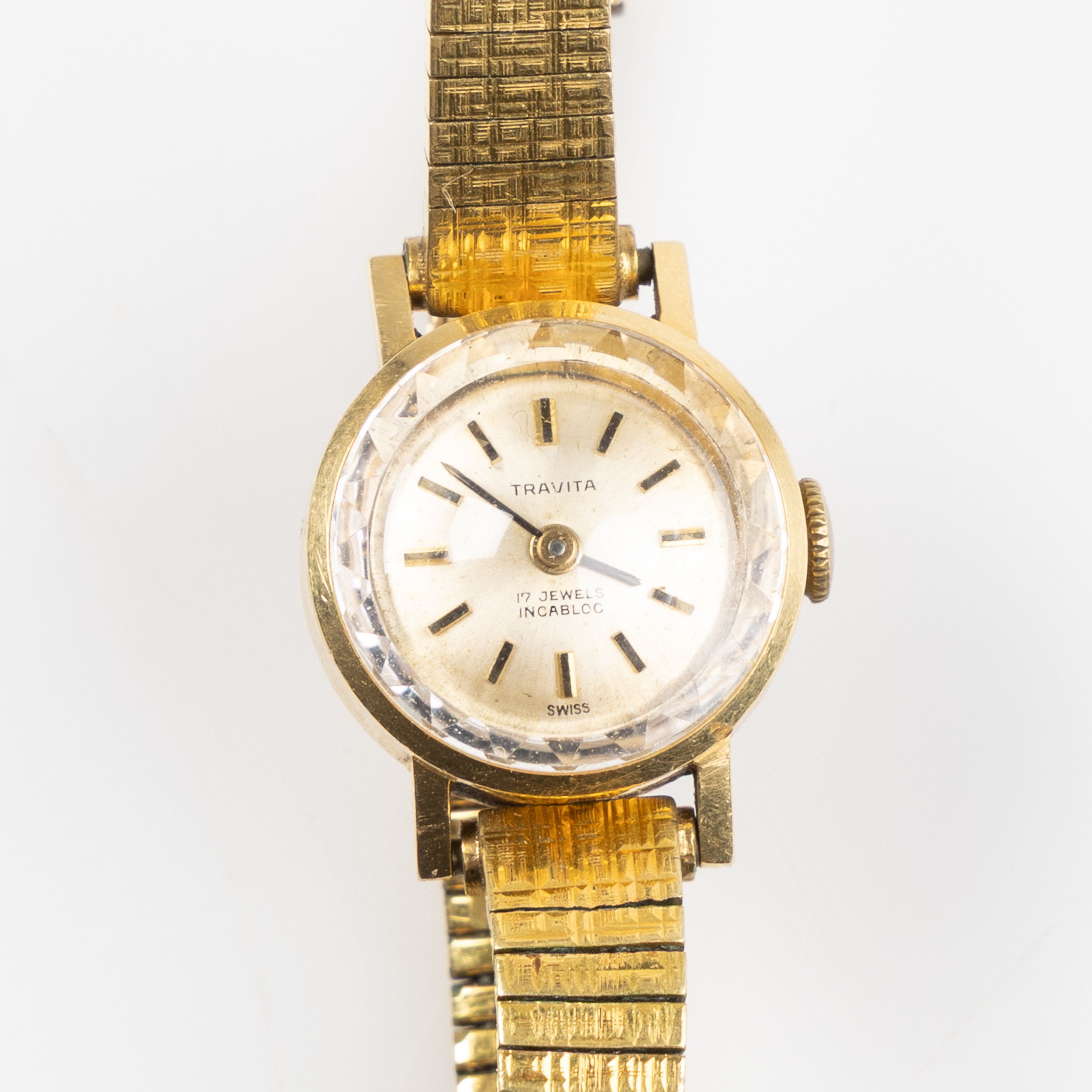 TRAVITA, armbandsur, 16 mm, 18K guld, ca 1965.