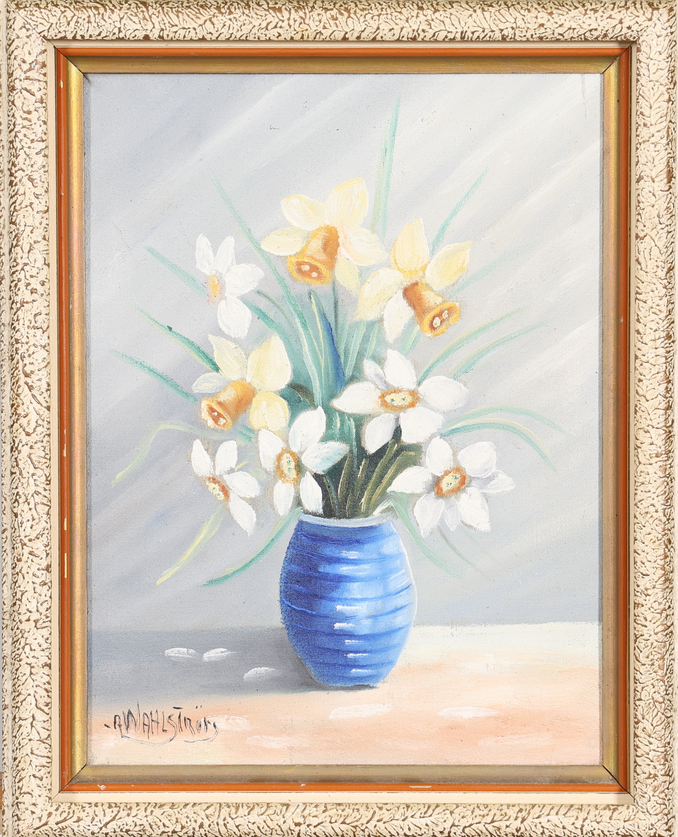 RUNE WAHLSTRÖM. OLJA PÅ DUK, signerad.