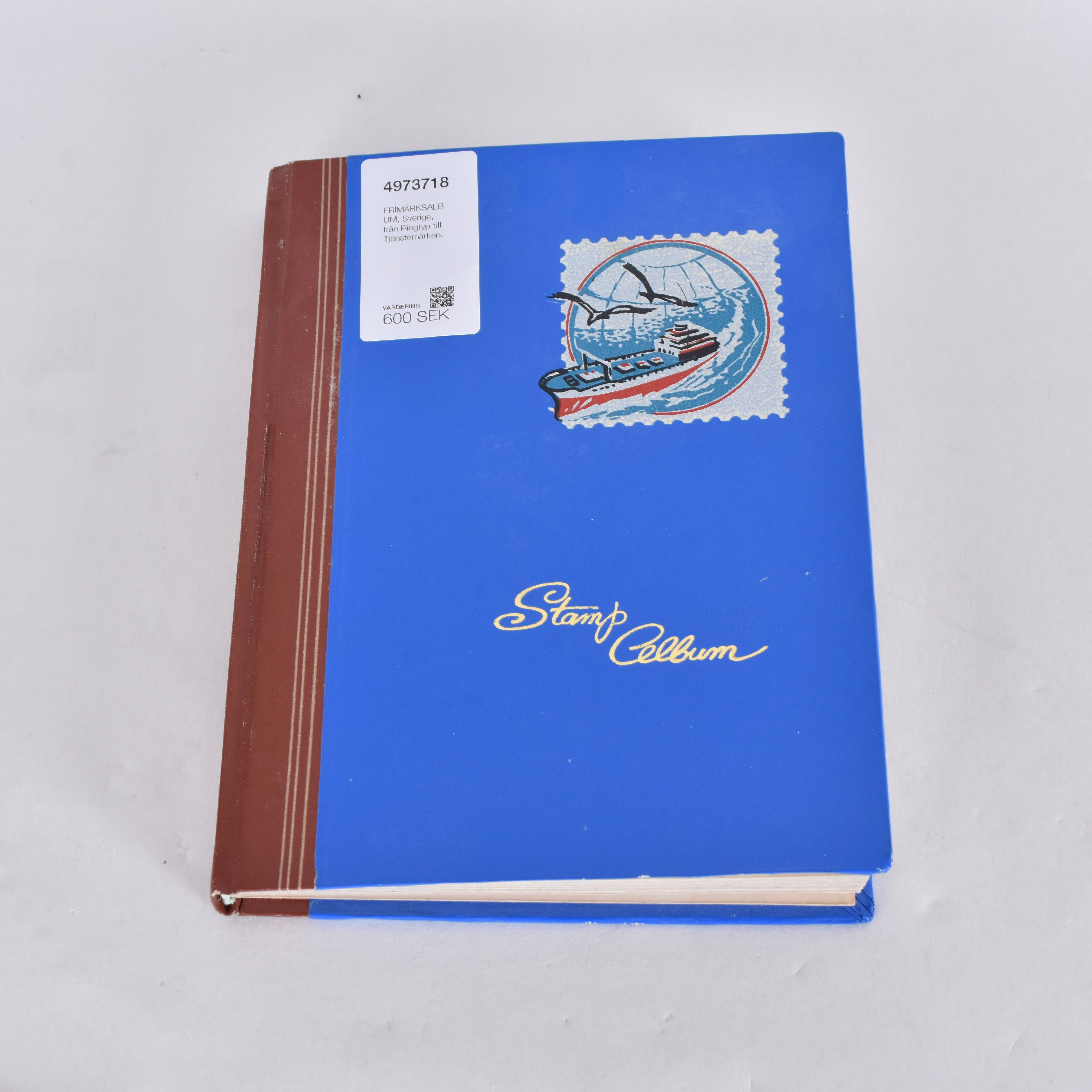 FRIMÄRKSALBUM, Sverige, från Ringtyp till Tjänstemärken.