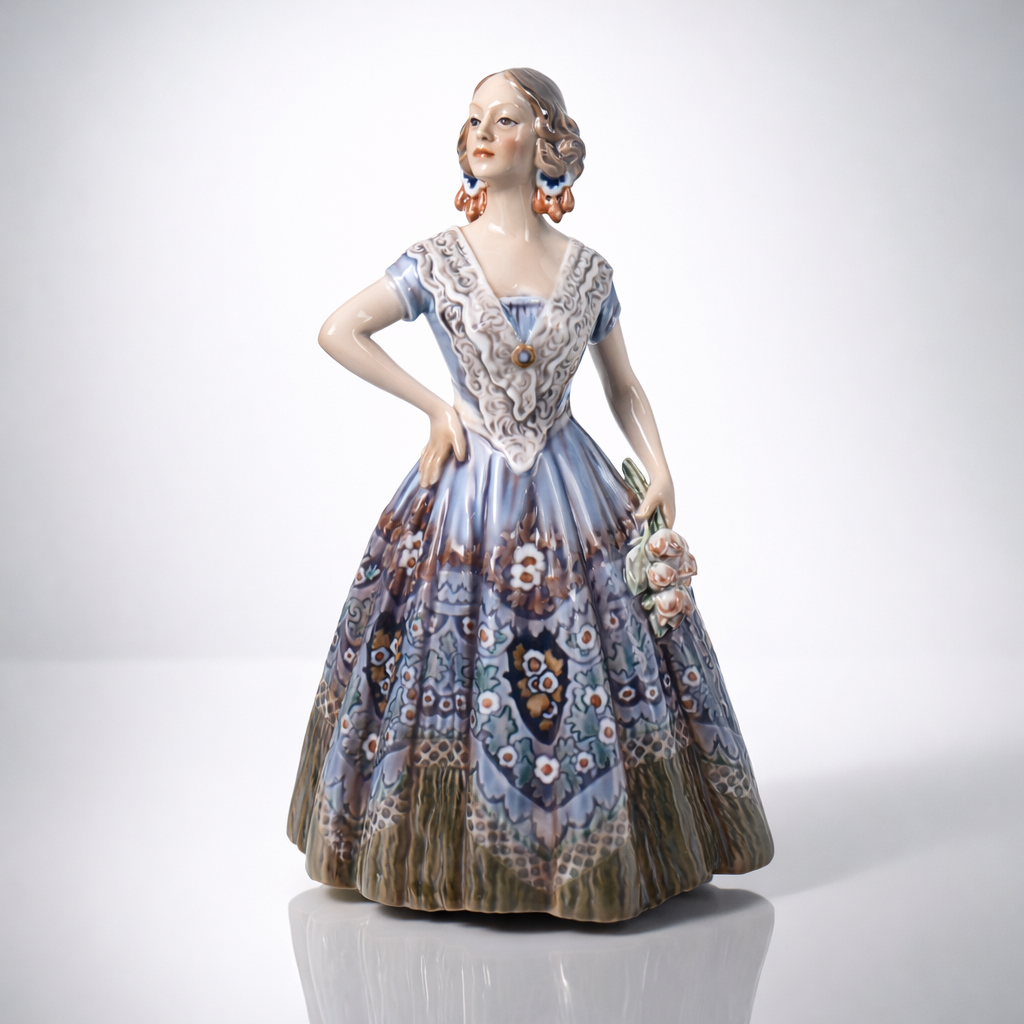 FIGURIN, Jens Peter Dahl-Jensen, #1124, spansk kvinna, Danmark.