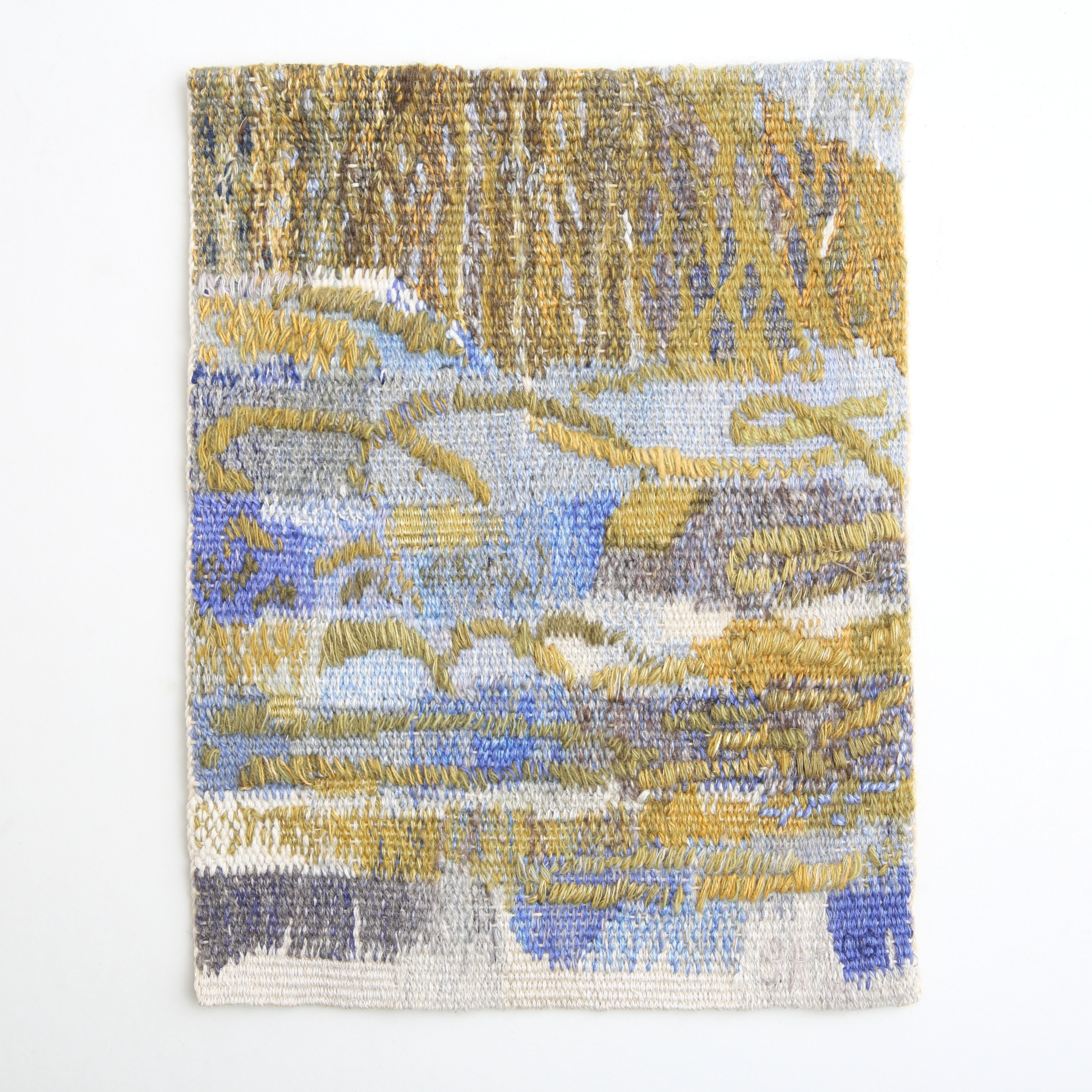 SUSANNE HENRIQUES. (född 1948 i Stockholm) Väggbonad, "Vatten I", 2006.