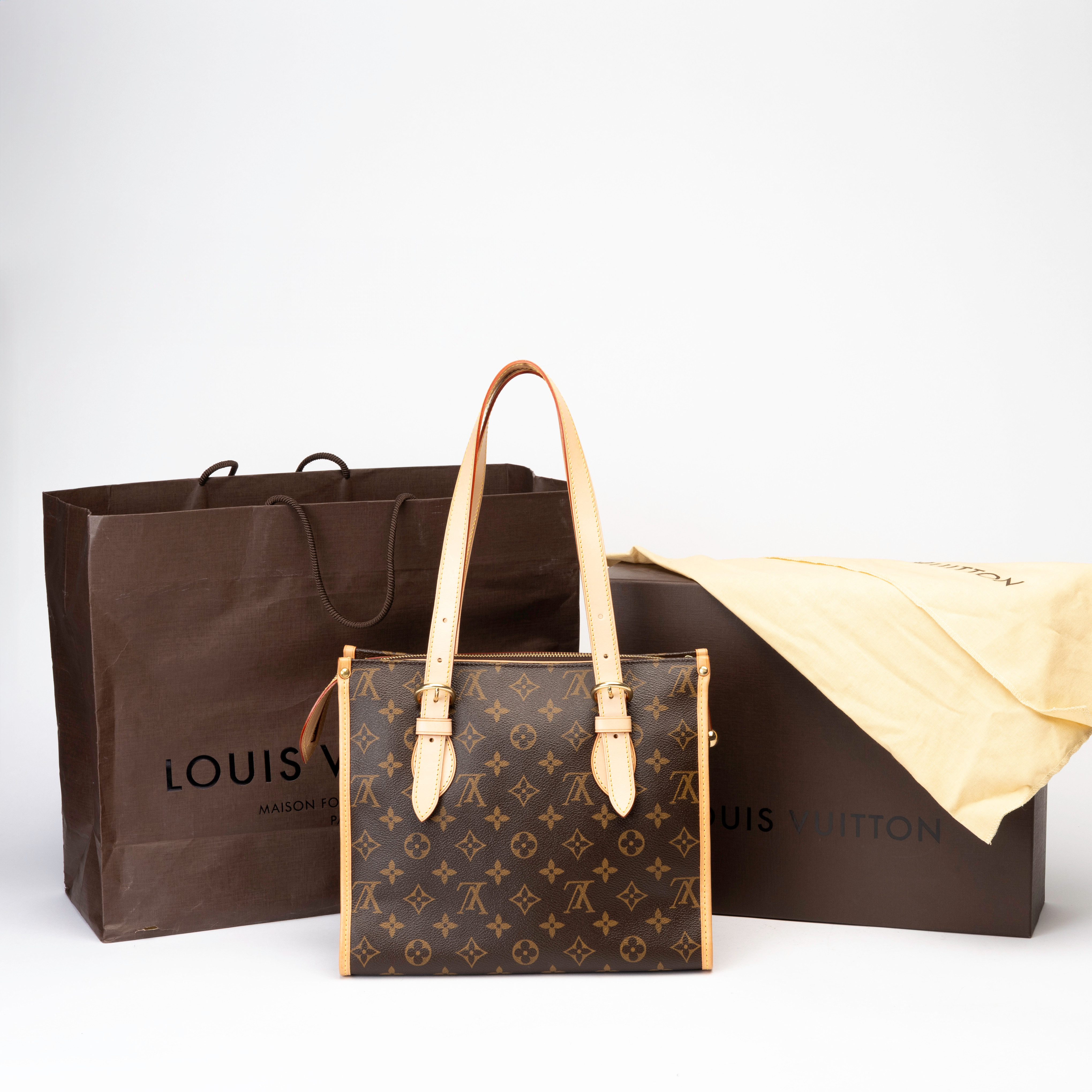 LOUIS VUITTON. Handväska, "Popincourt Haut Monogram Canvas", 2006.