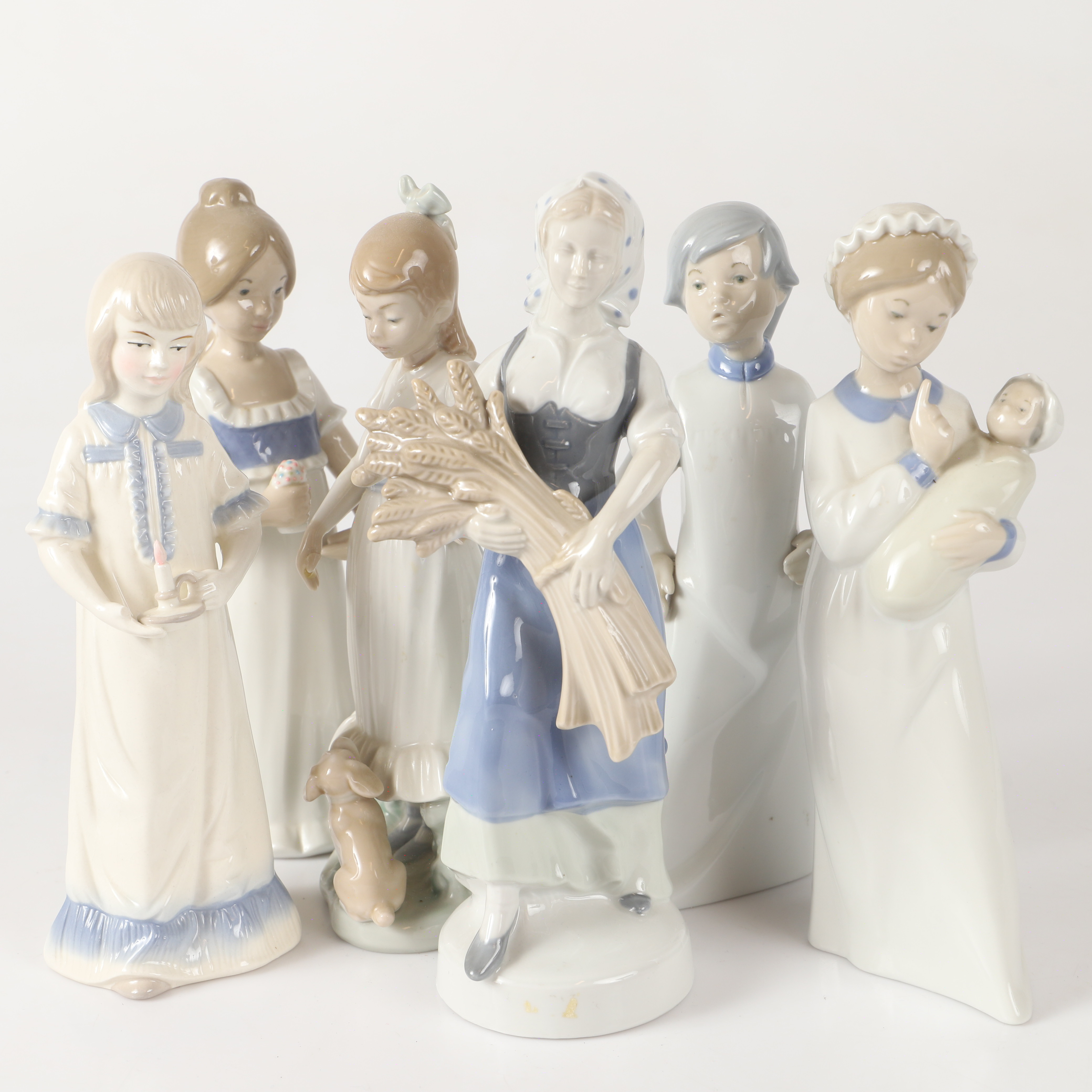 FIGURINER, 6 stycken, bl a Nao och Rex.