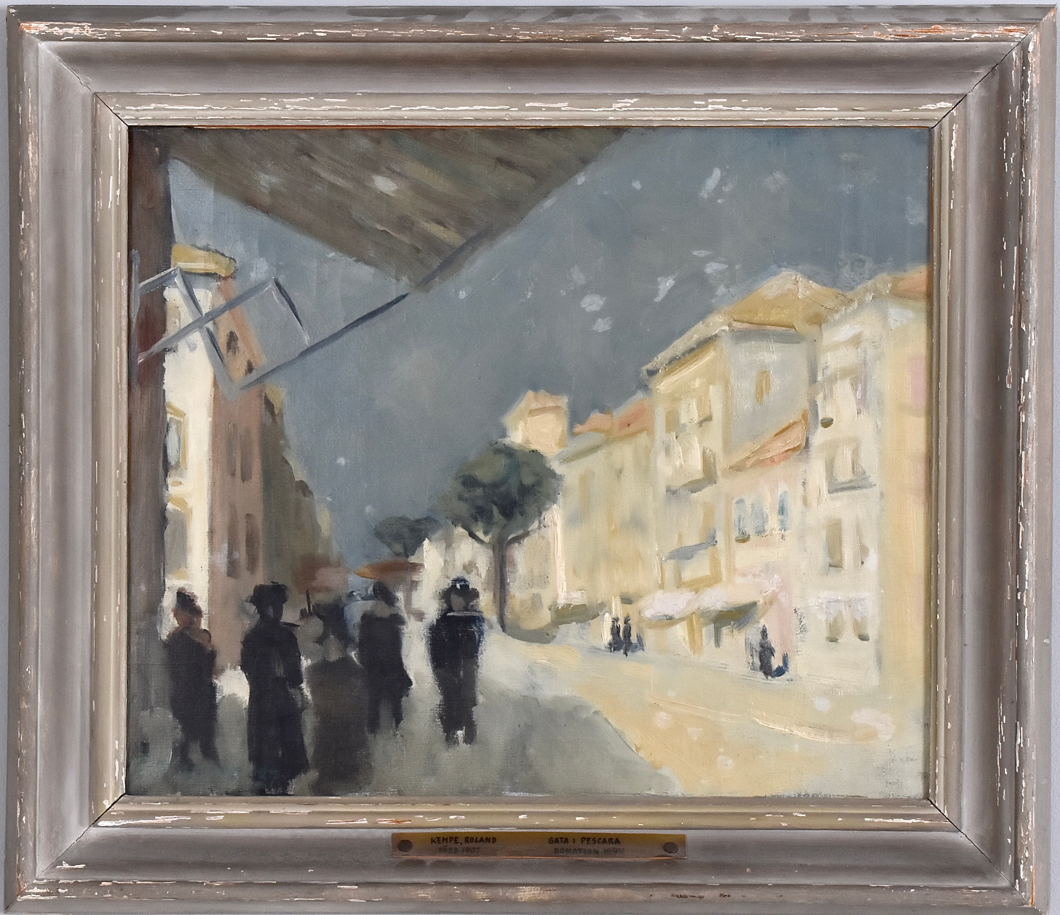 ROLAND KEMPE. Olja på duk.