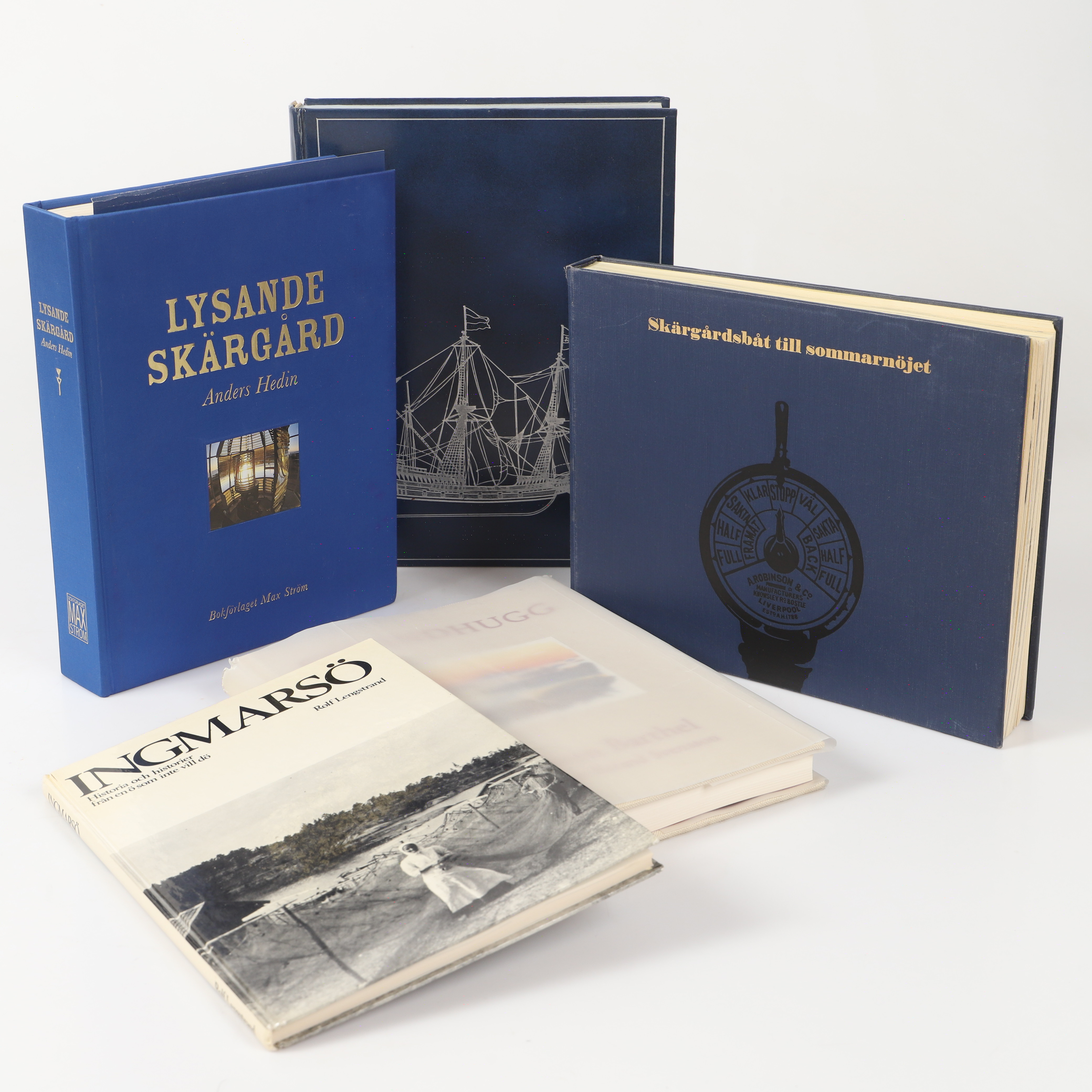BÖCKER, 5 stycken, om bl. a. skärgården.