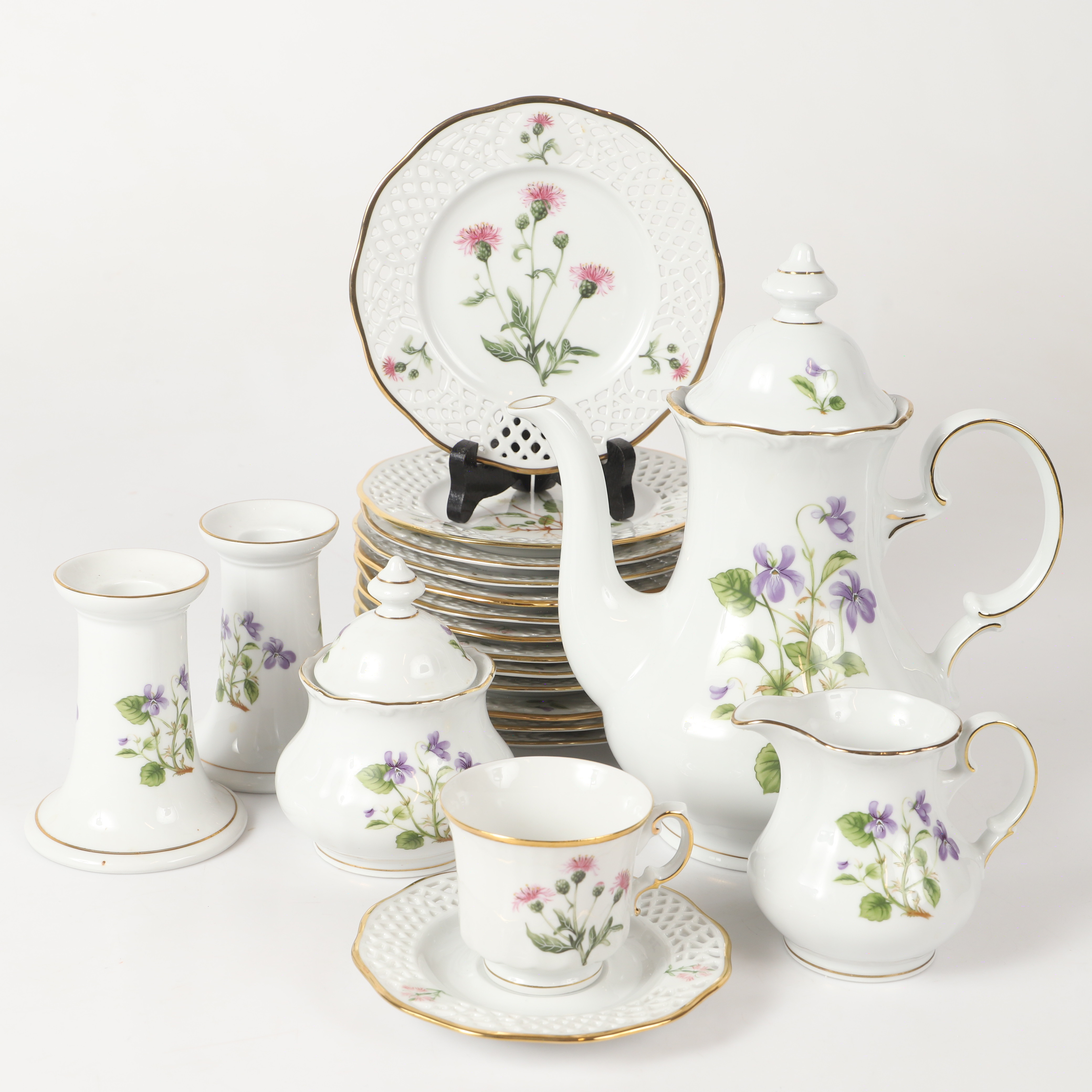 KAFFESERVIS, 42 delar, Somnium Solstitiale, Svaneholm.