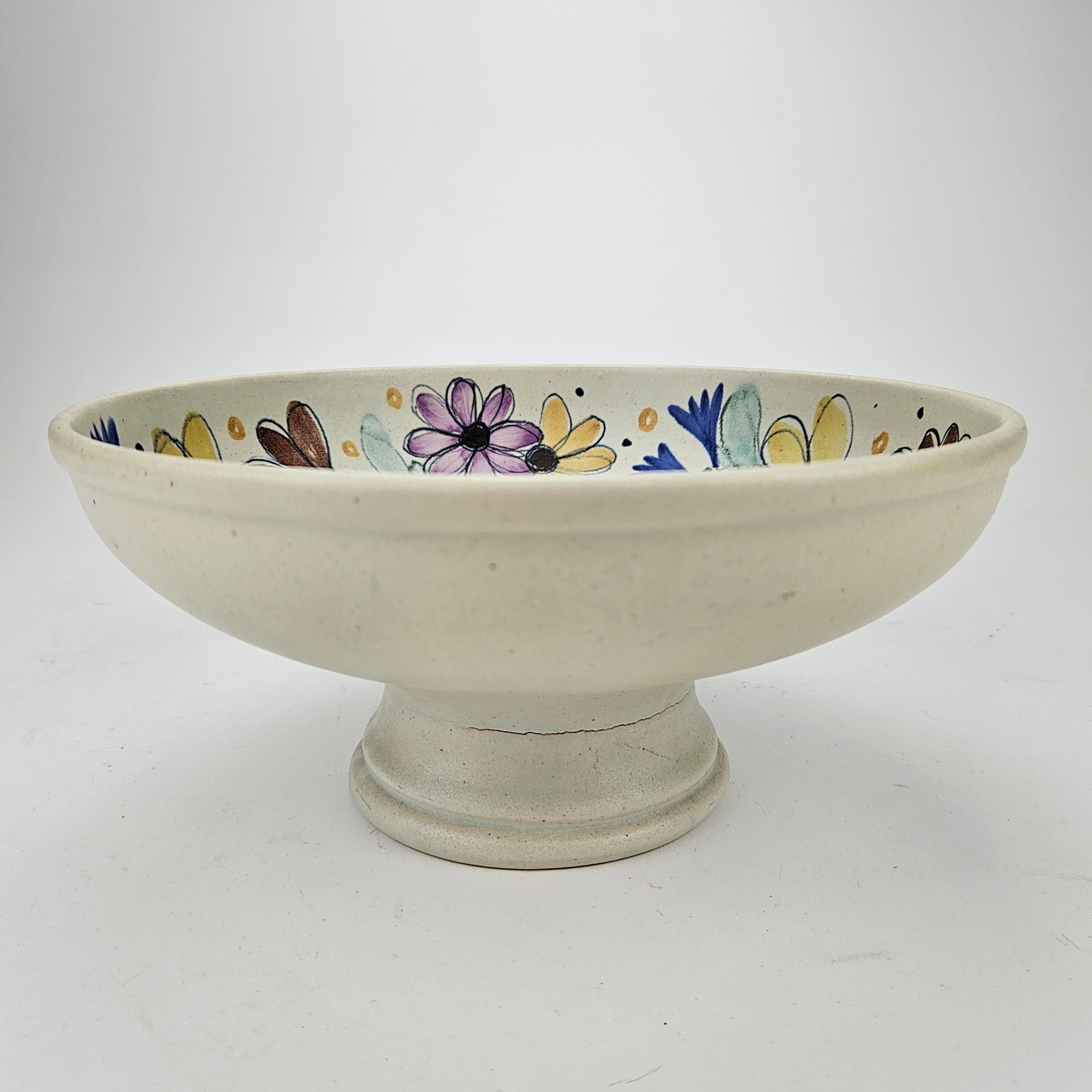 LAILA ZINK. Skål, keramik, Kupittaan Savi, Finland, signerad.