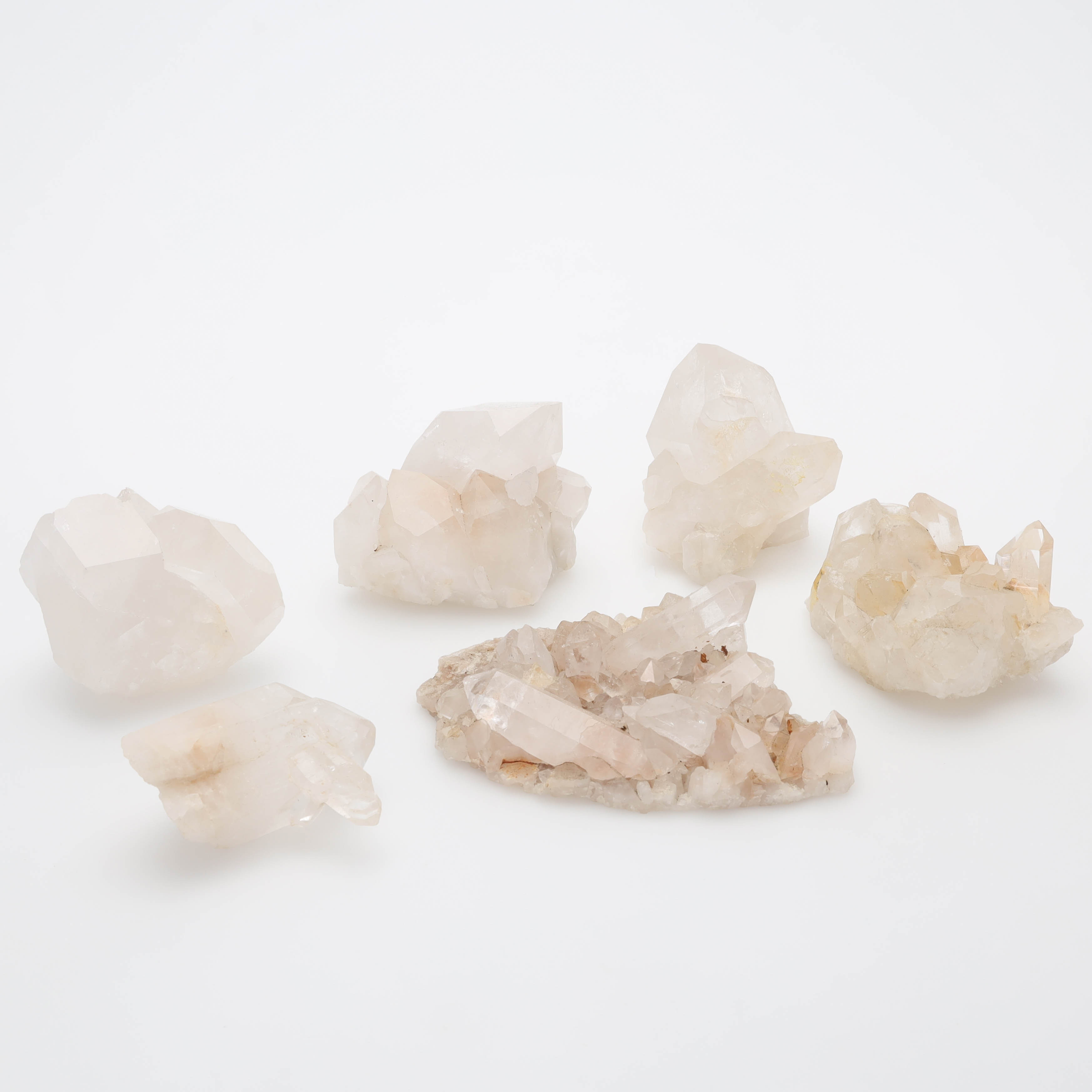 BERGKRISTALL, 6 st, kluster, Sydamerika.