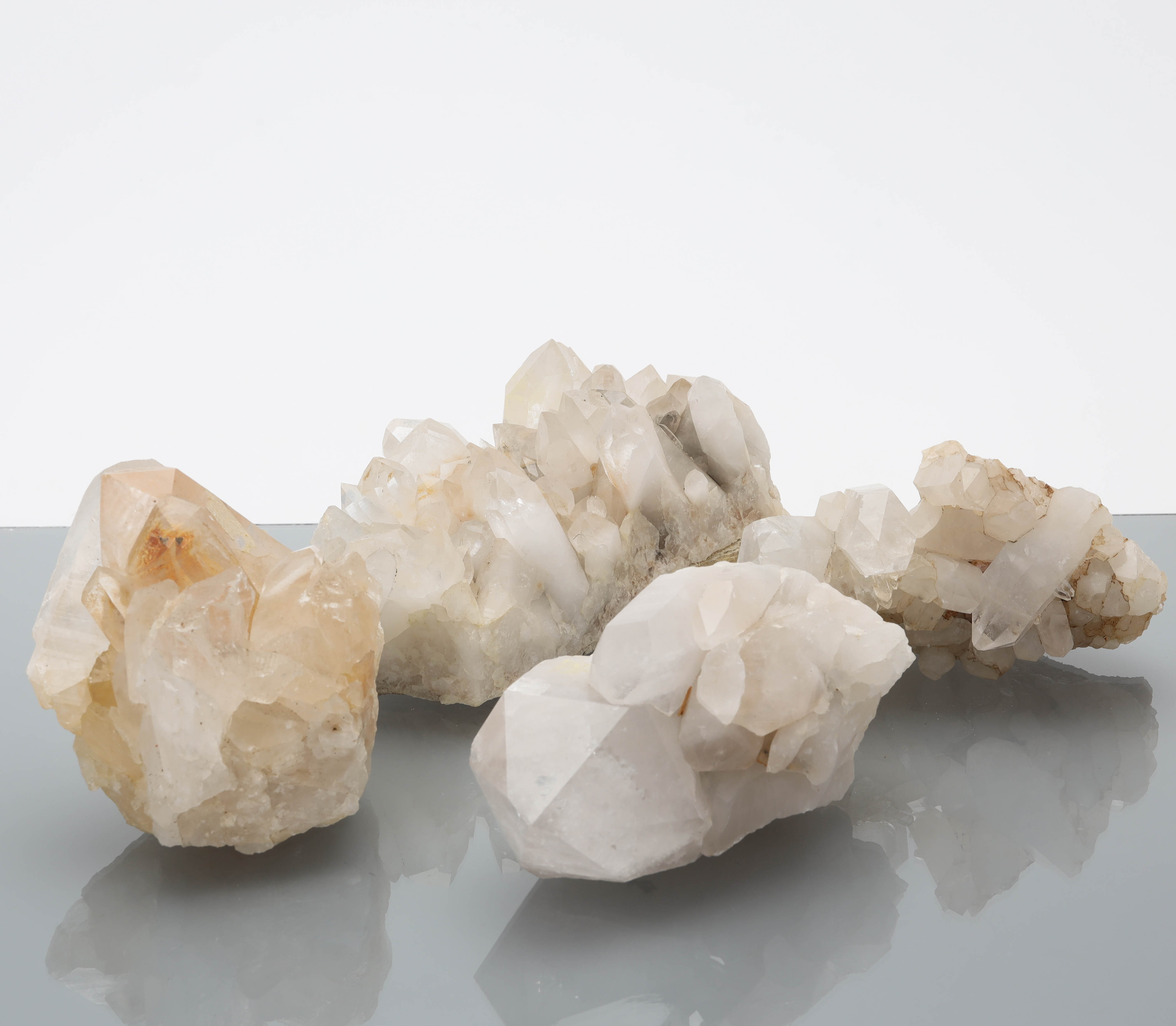 BERGKRISTALL, 4 st, kluster, Sydamerika.