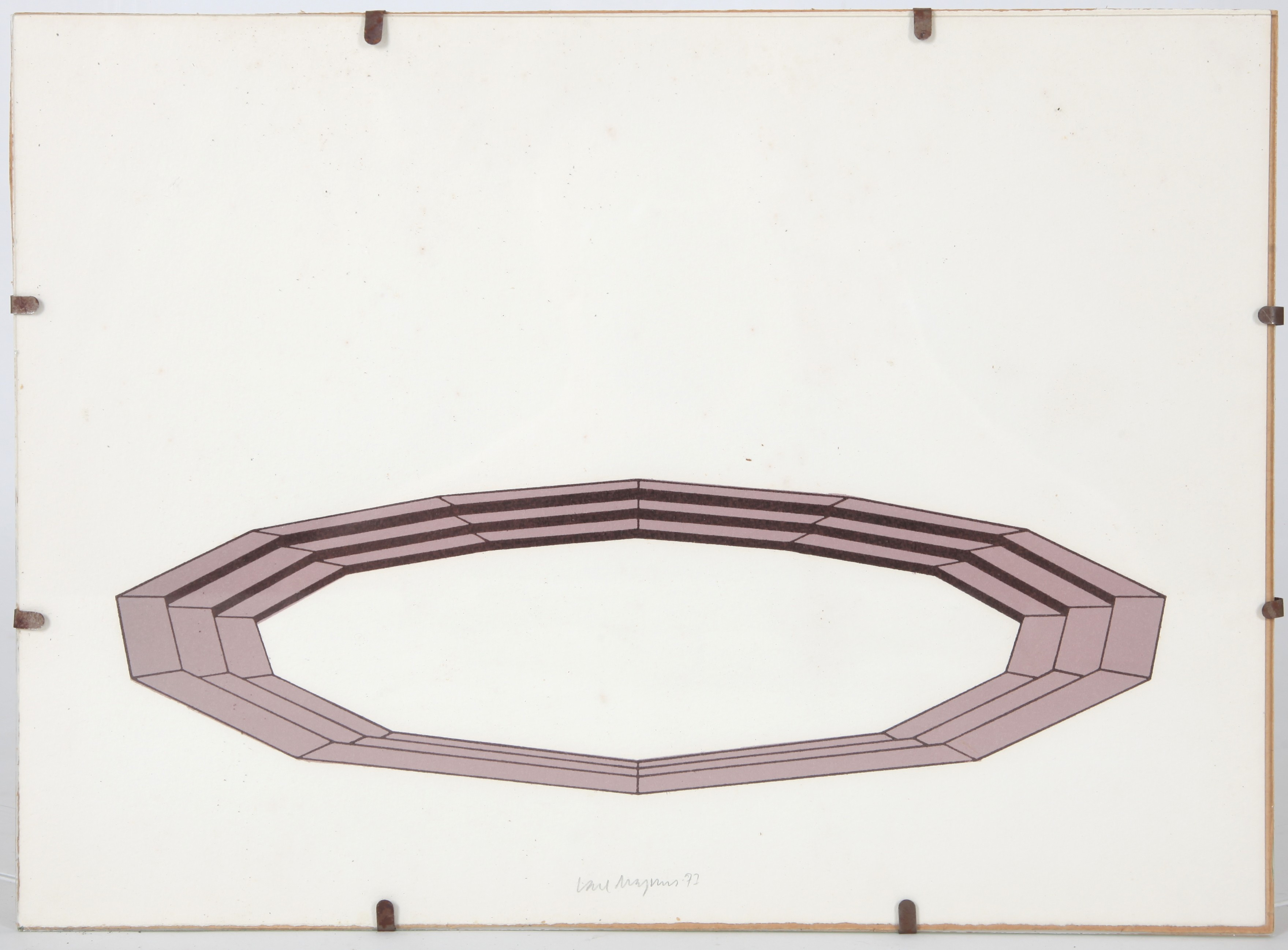 CARL MAGNUS. Född 1943. Grafiskt blad, signerat.