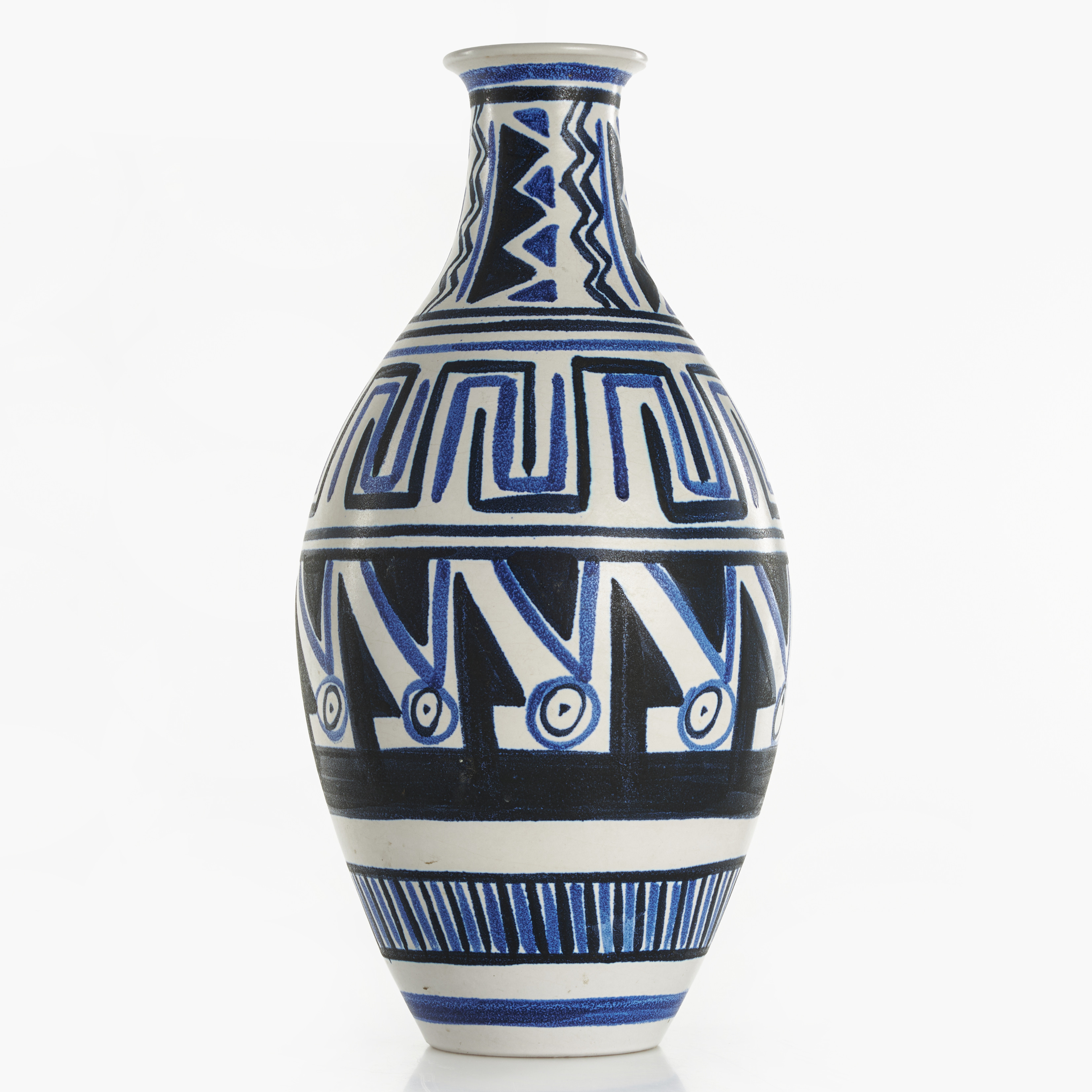 ANDERSSON & JOHANSSON. Golvvas, modell 869, Höganäs Keramik, 1950/60-tal, drejare Erik Ivarsson.