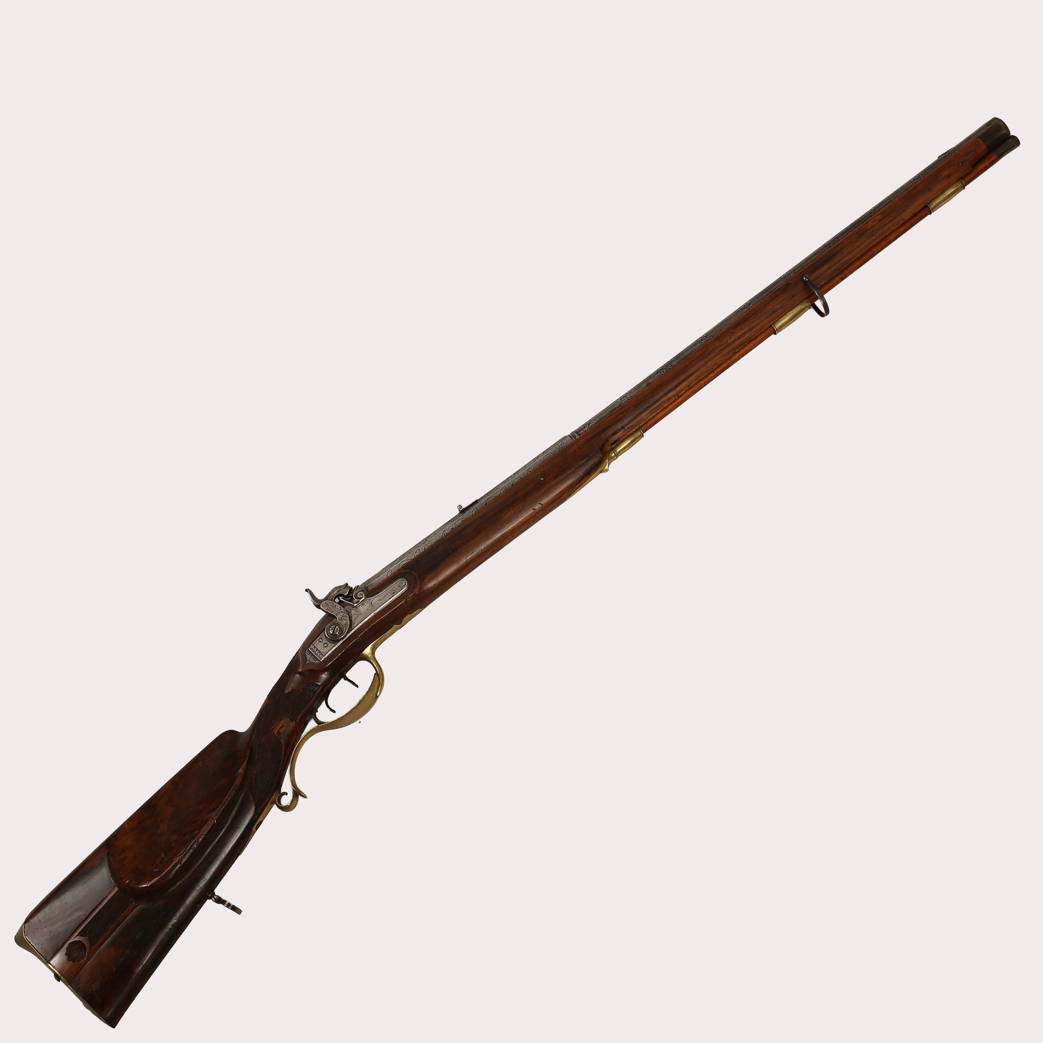 SLAGLÅSSTUDSARE, Tyskland, ca 1850-talet, signerad Morgenroth in Gernrode.