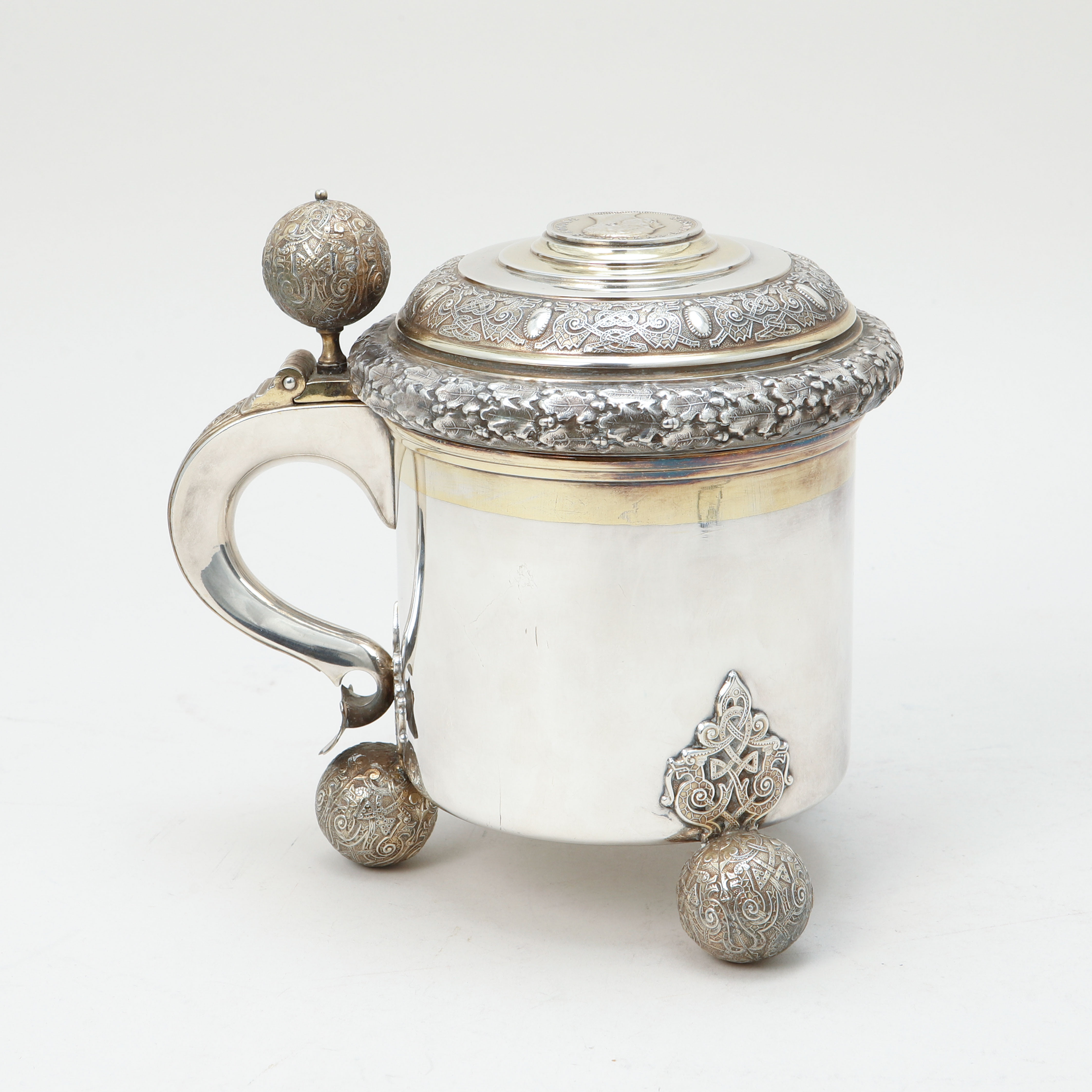 DRYCKESKANNA, silver, GAB, Stockholm, 1953.