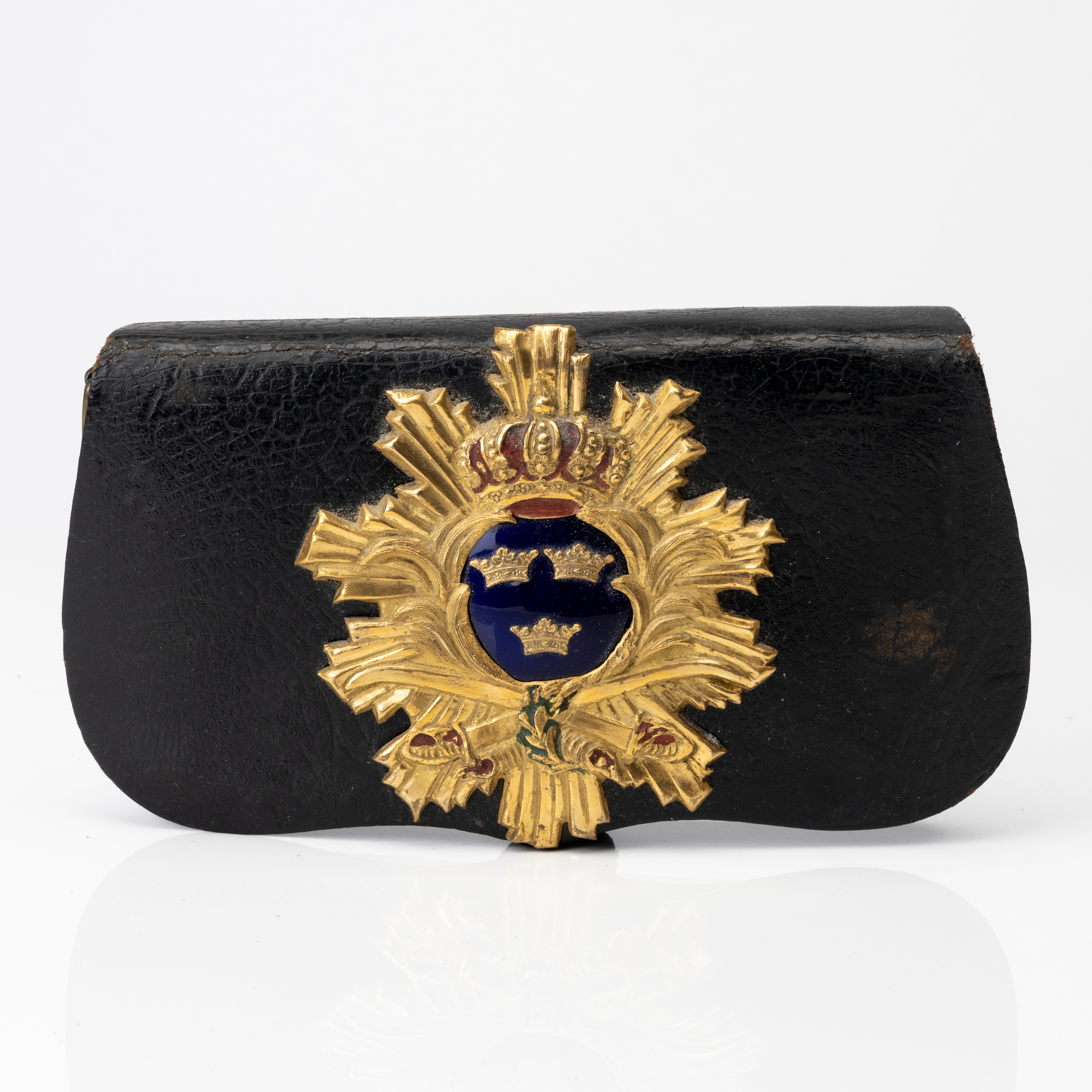 KARTUSCHLÅDA, för officer vid Svea Artilleriregemente, 1800-tal.