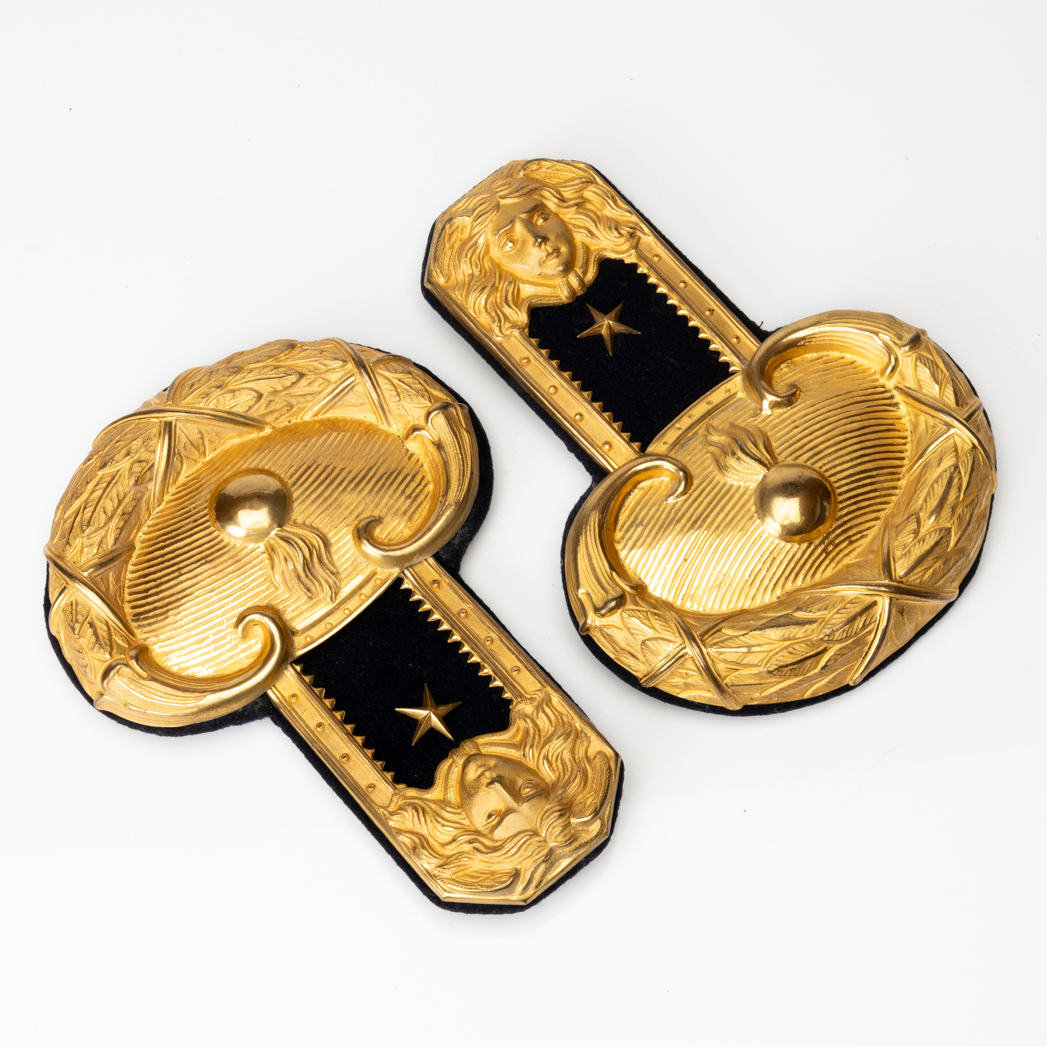 EPÅLETTER 1 par, m/1849 för underlöjtnant vid grenadjärregemente.