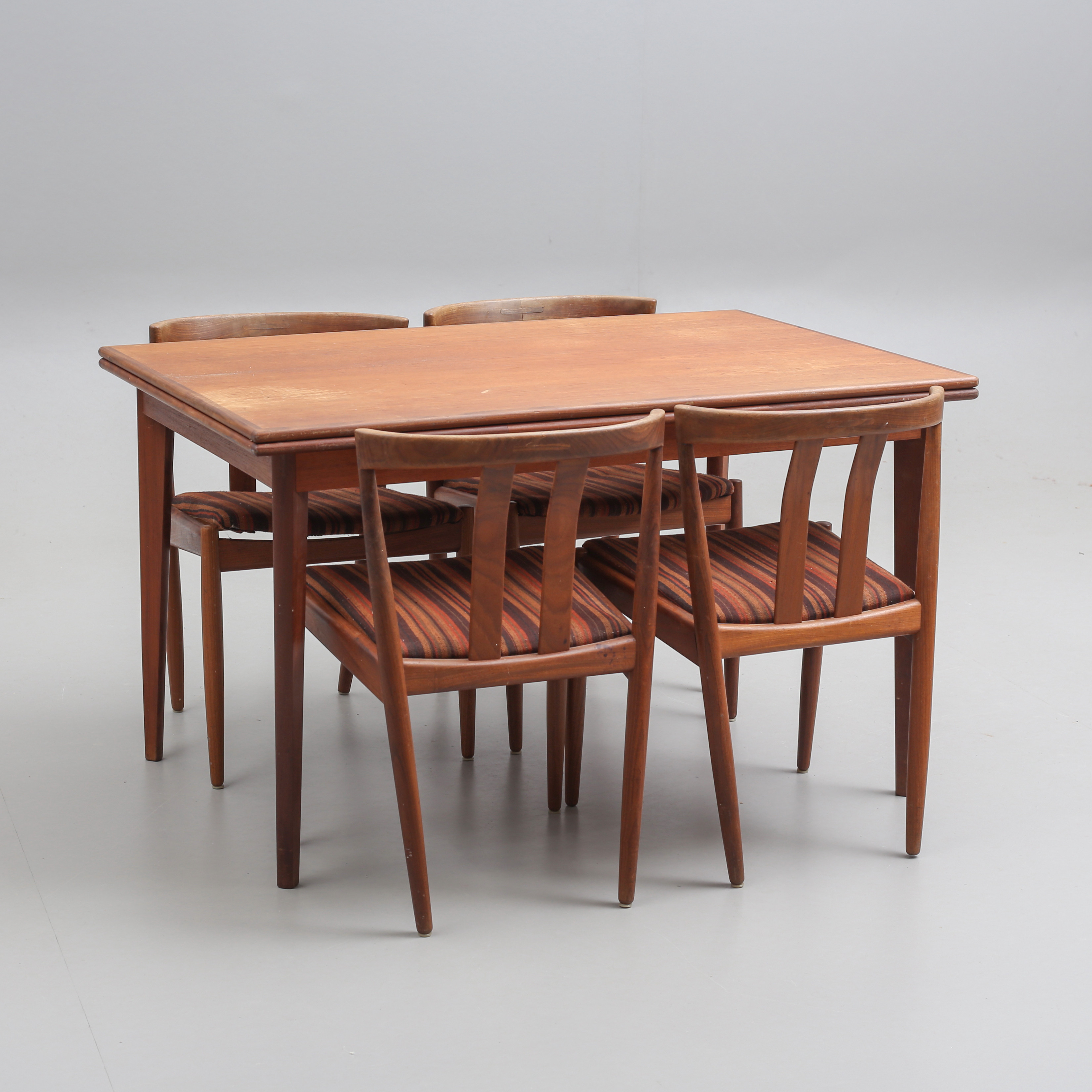 KAI KRISTIANSEN. Matgrupp, 5 delar, Ikea, 1960-tal.