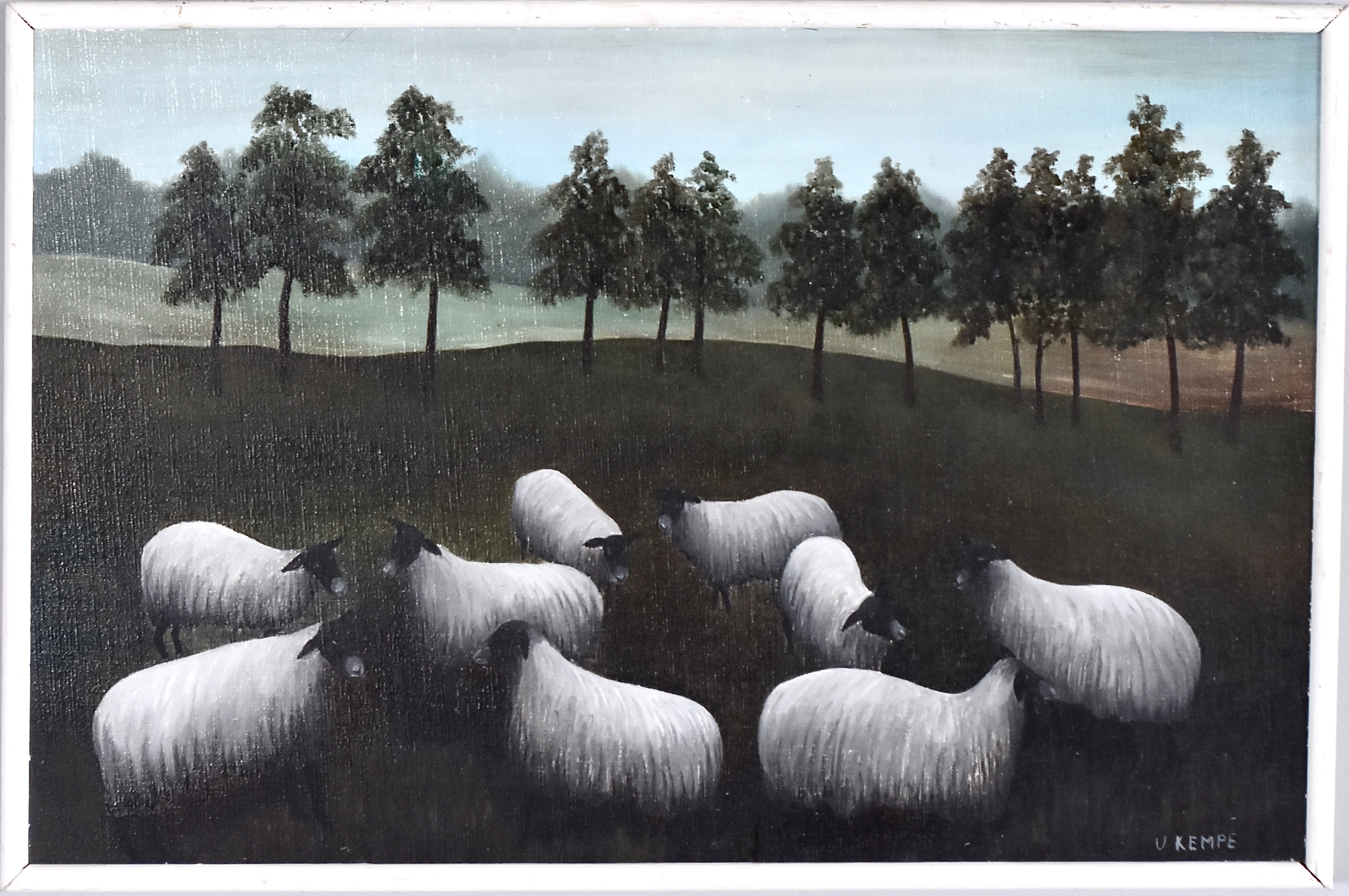 ULLA KEMPE (ESKILSTUNA, FÖDD 1928). Olja på duk.