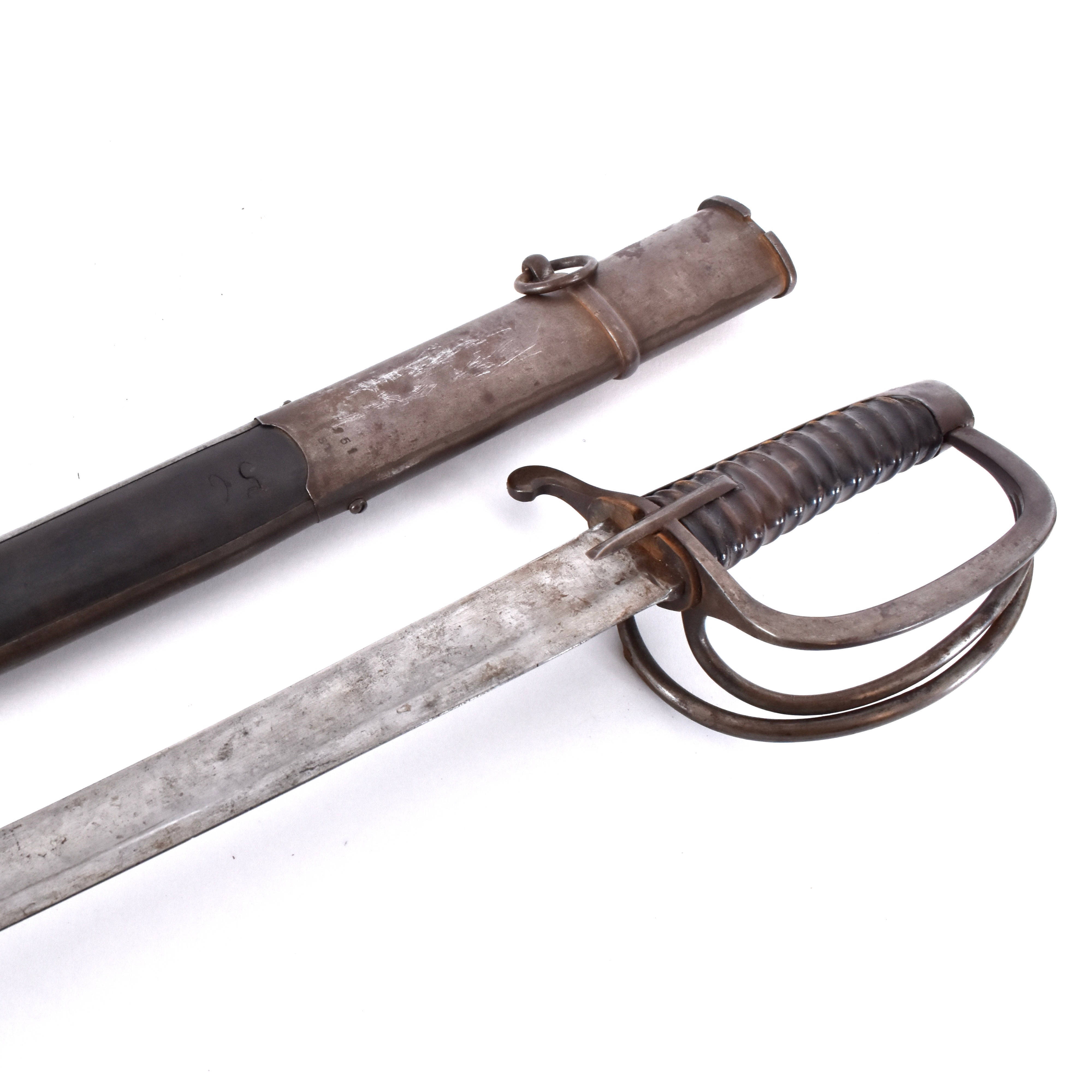 SABEL I BALJA, M/1825 för manskap vid Livgardet till häst och övriga husarregementen.