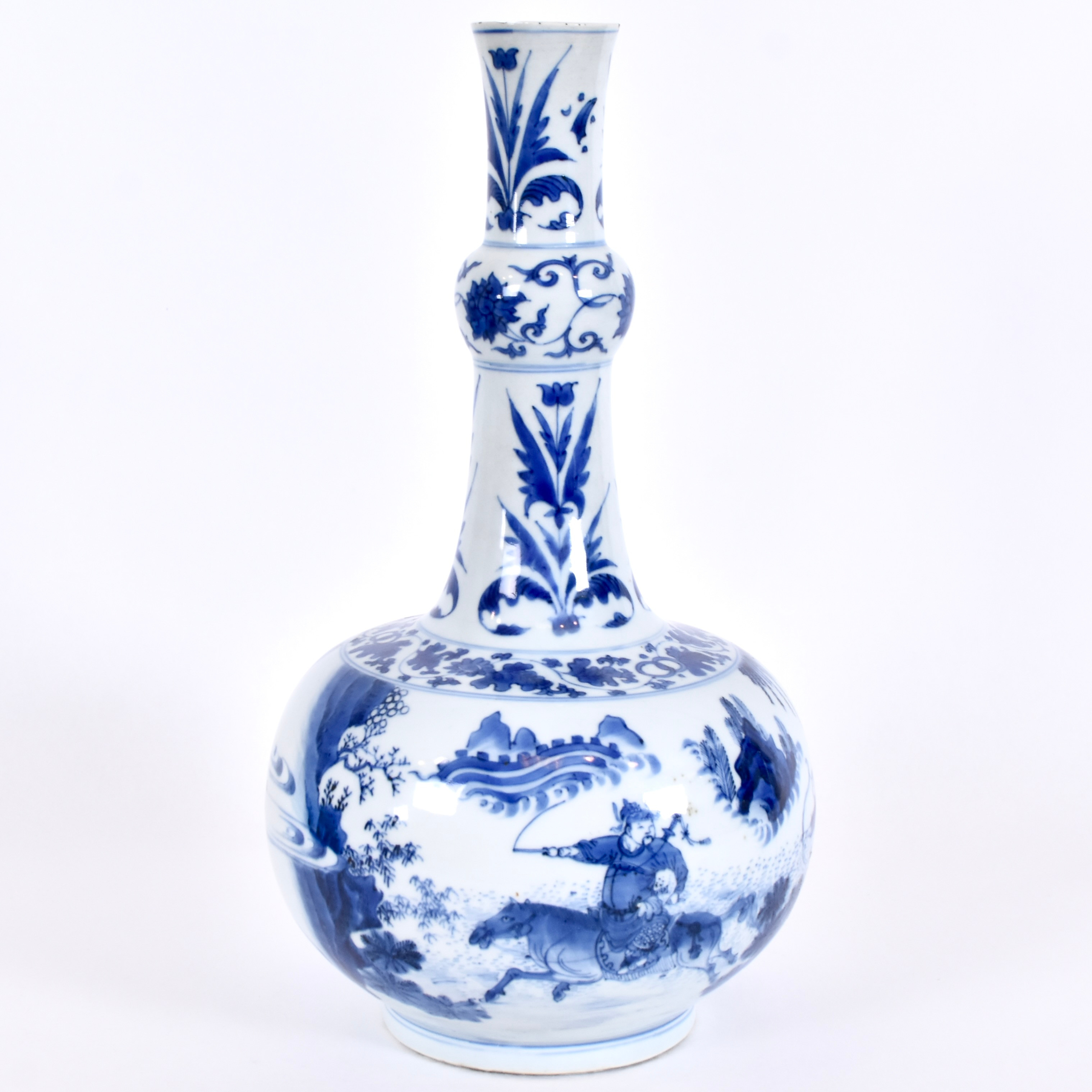 VAS, porslin, Kina, så kallad Garlic vase, transitionsstil, 1900-tal.