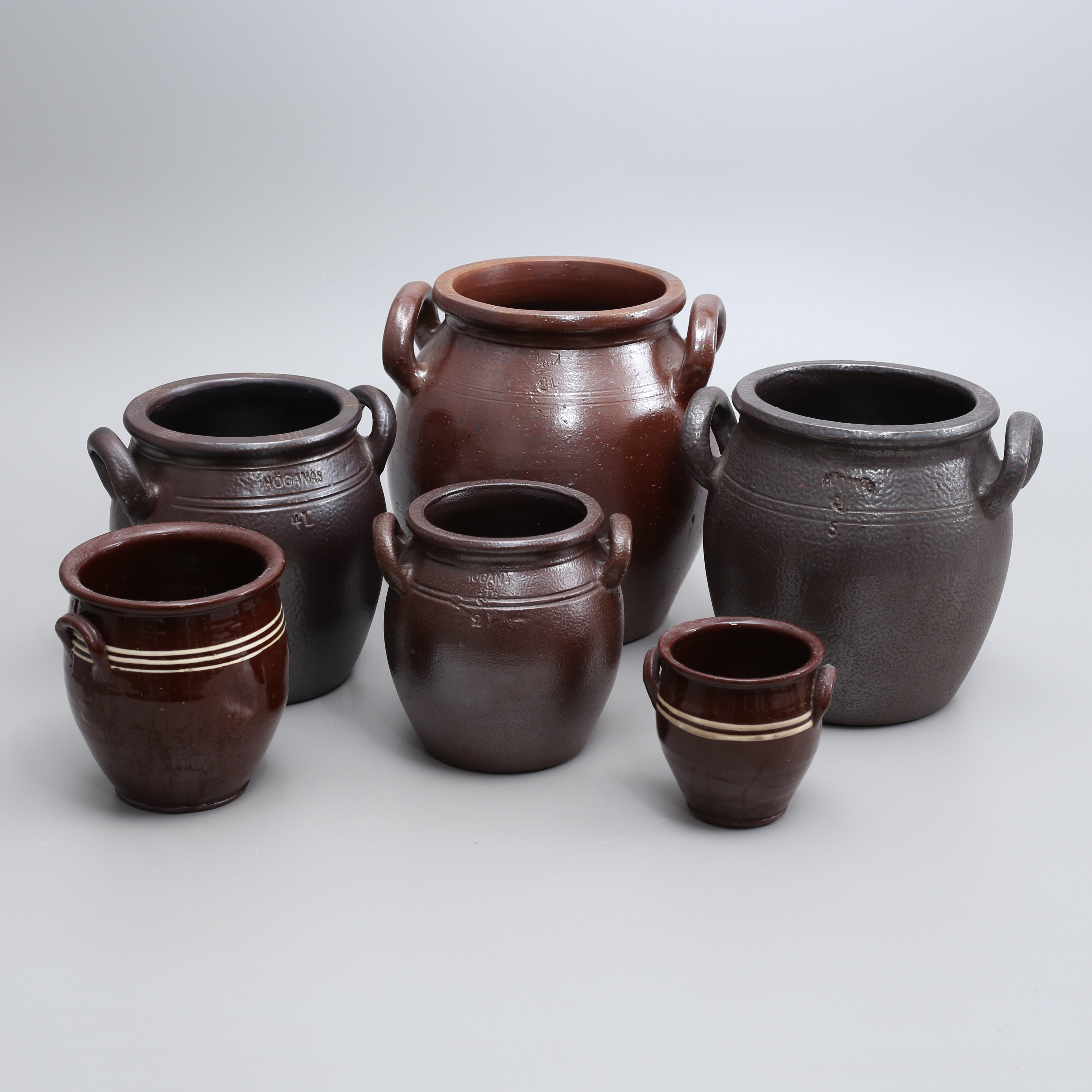 KRUS, 6 st, keramik, bl.a Raus.