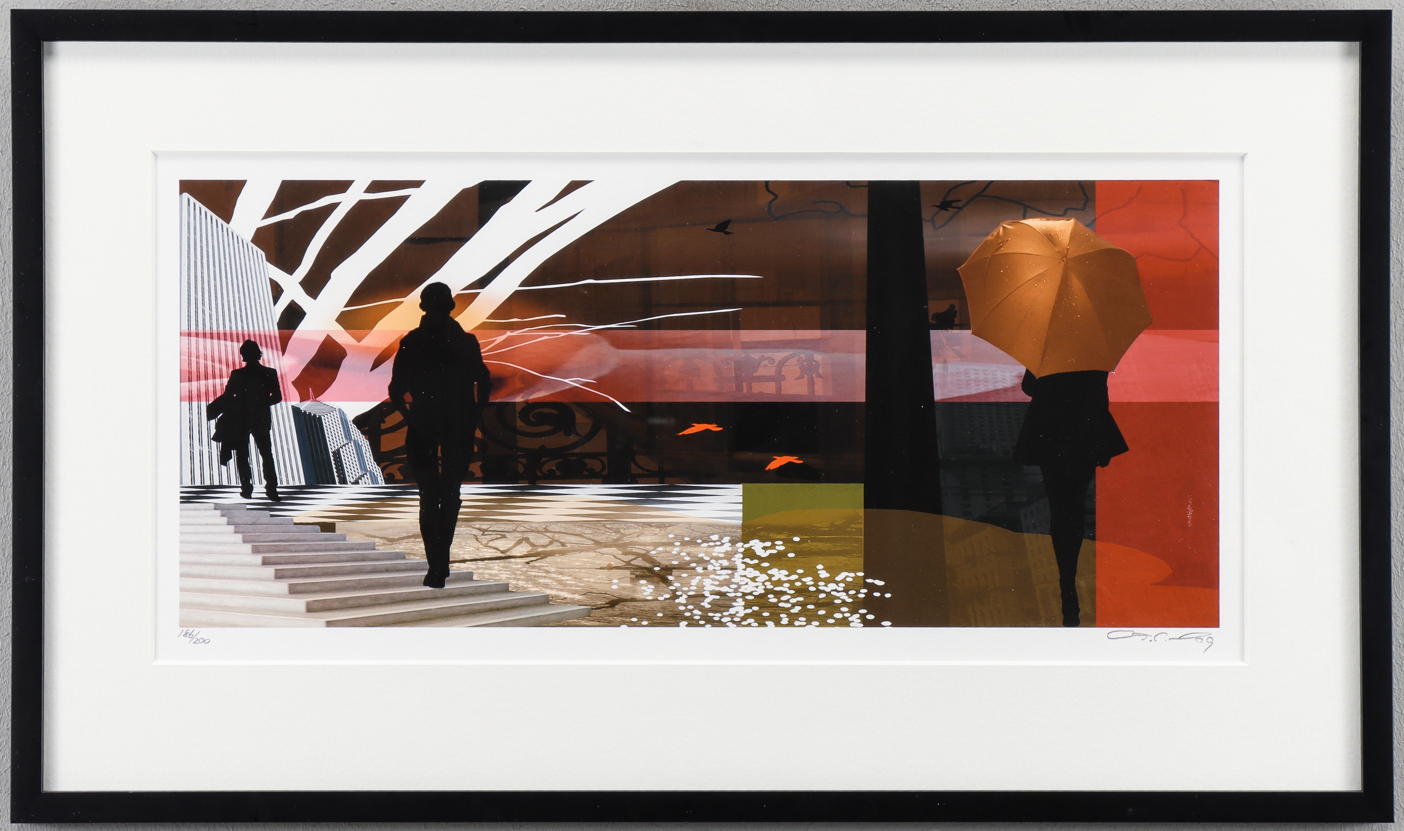 BETTY CHRISTINE FOG. Fotokonst 186/200, signerad.