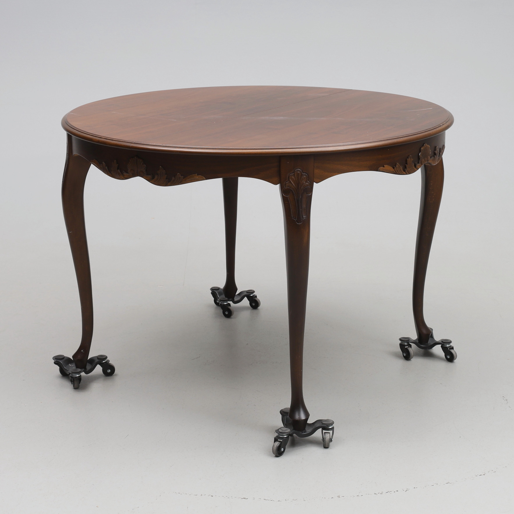 MATBORD. Rokokostil, med iläggsskivor.