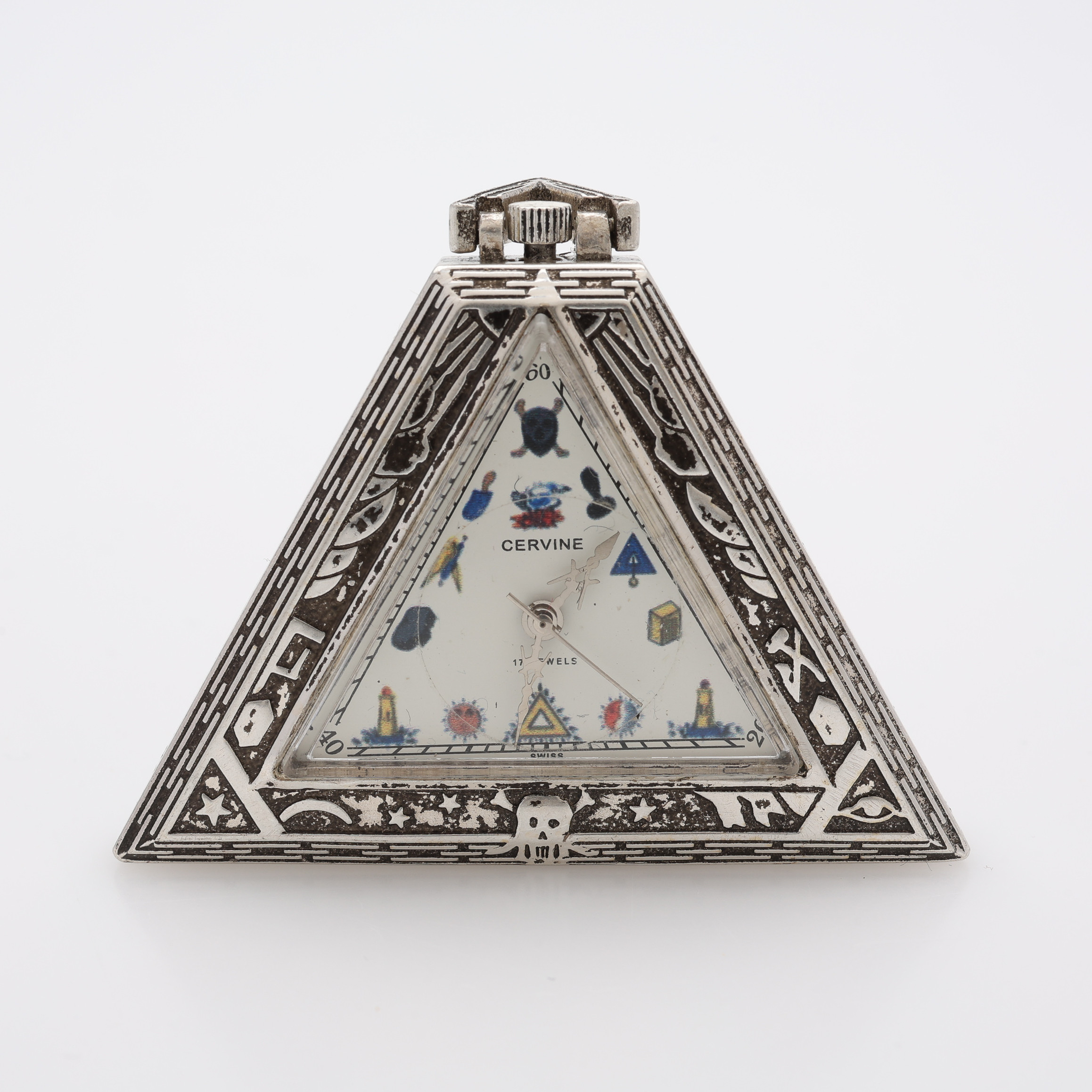 FICKUR, STERLINGSILVER, FRIMURARDEKOR, CERVINE.