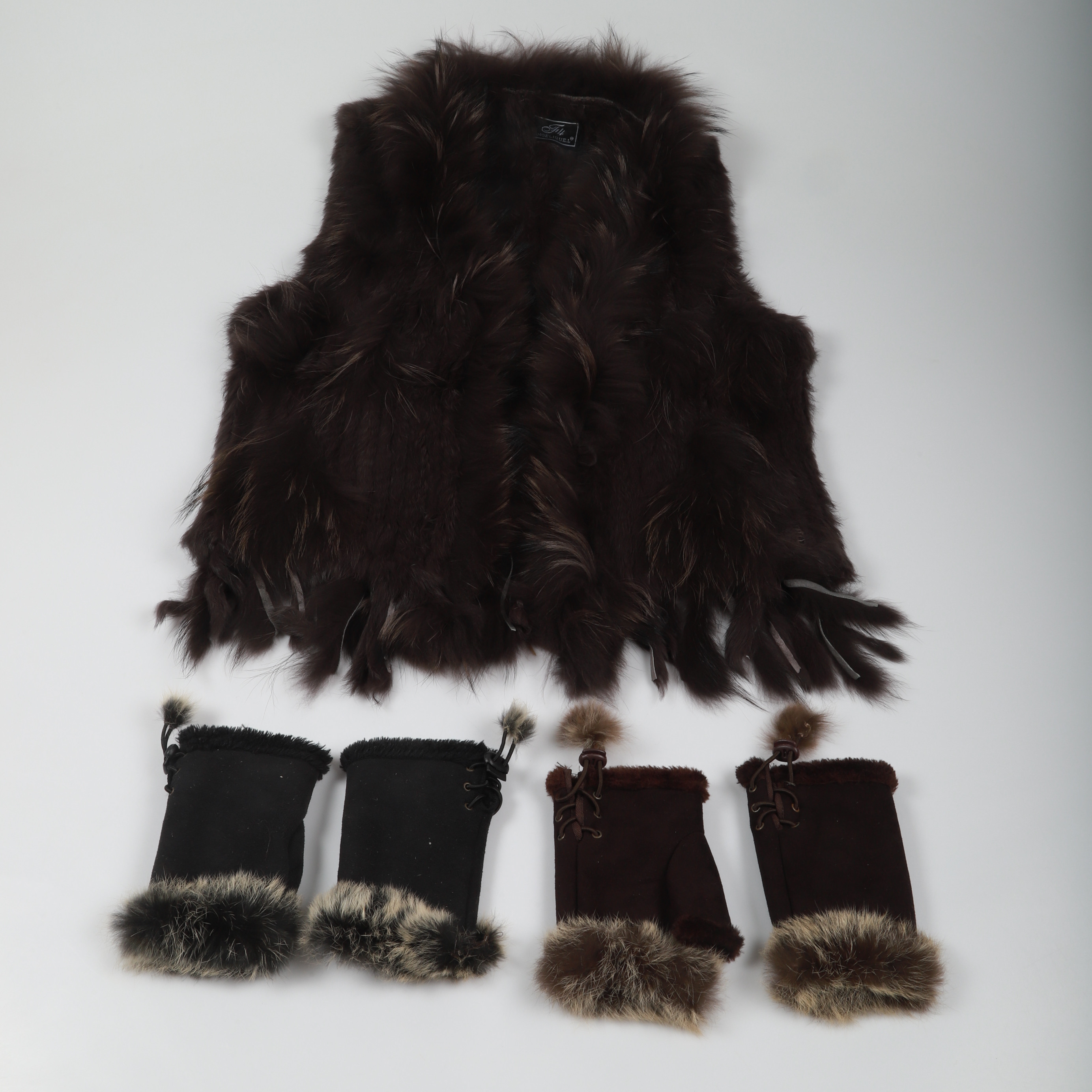 PÄLSVÄST OCH TORGVANTAR, kanin m. m. Angelique. L, Frankrike.