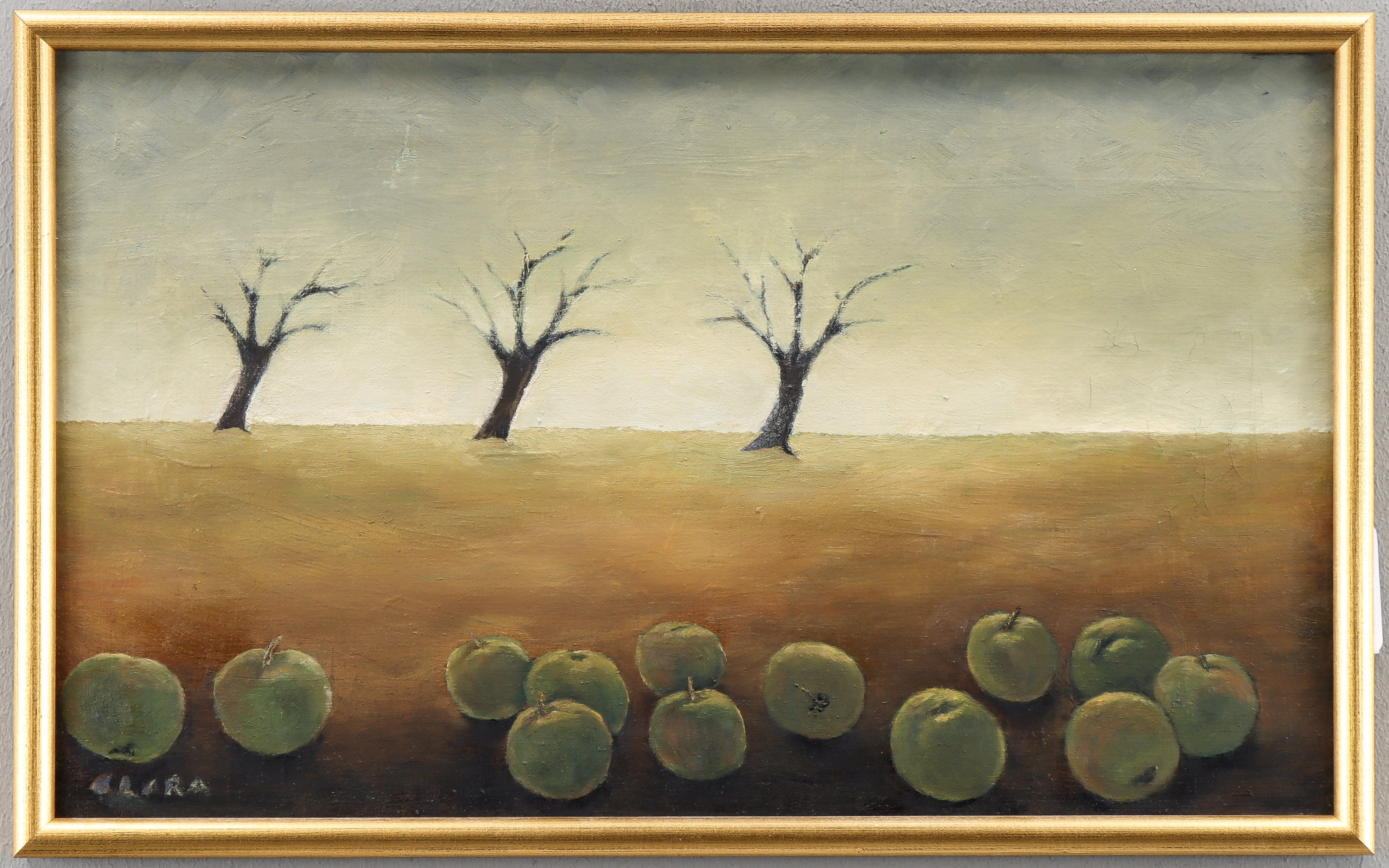 OIDENTIFIERAD KONSTNÄR olja på duk, signerad.