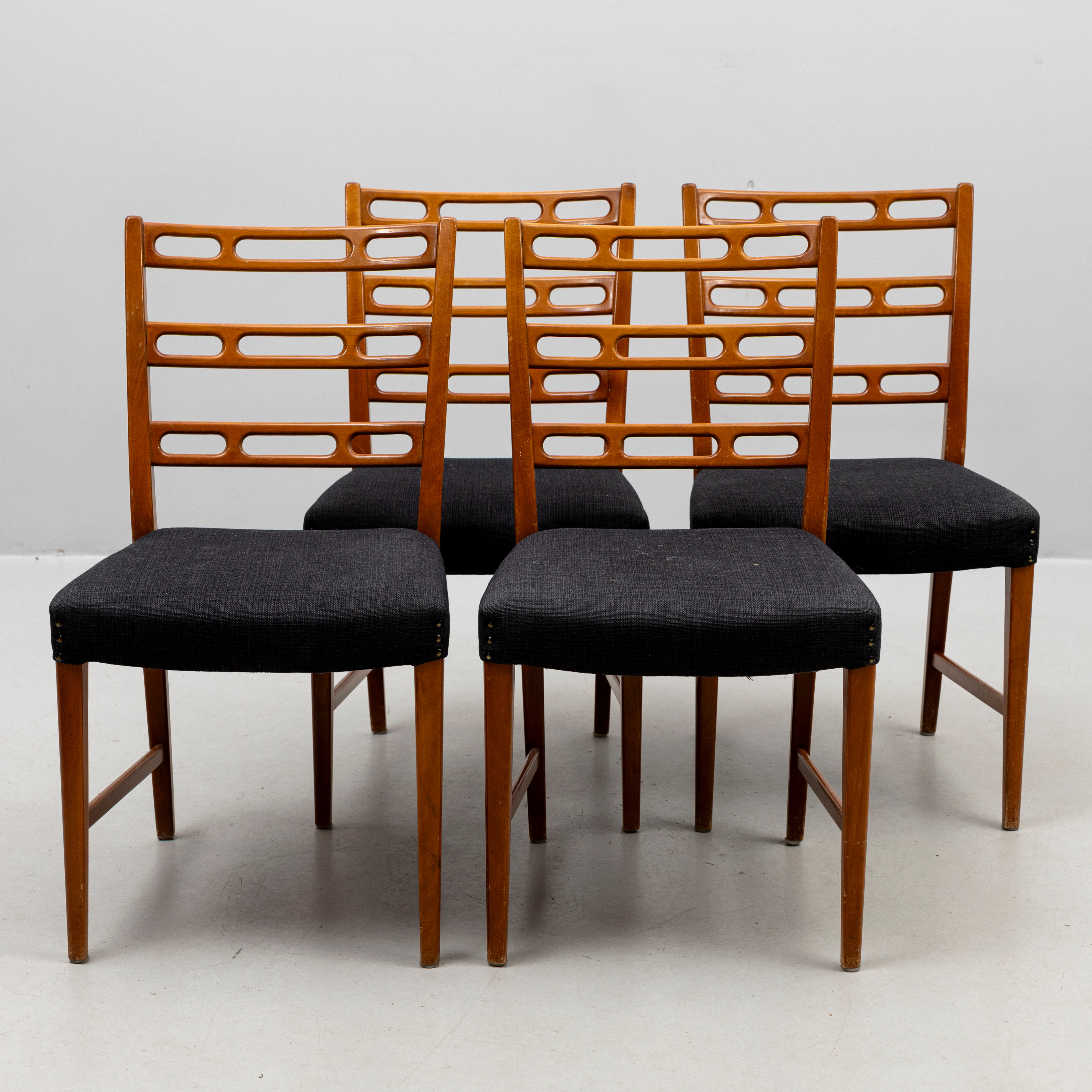 DAVID ROSÉN. STOLAR, 4 st, "Futura", teak.