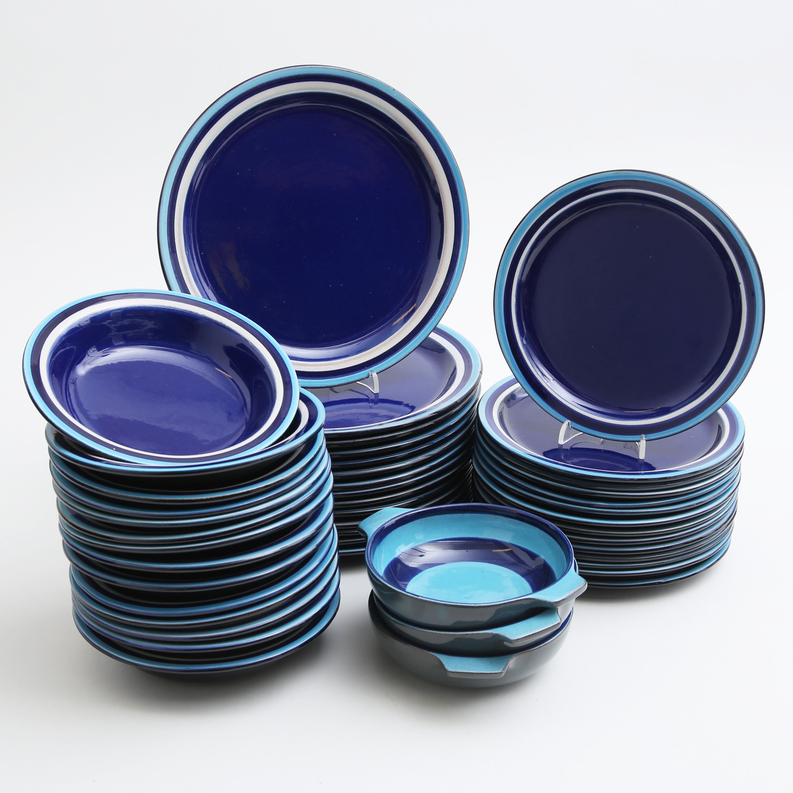 SERVISDELAR, 45 st, stengods, Gabrielverken.