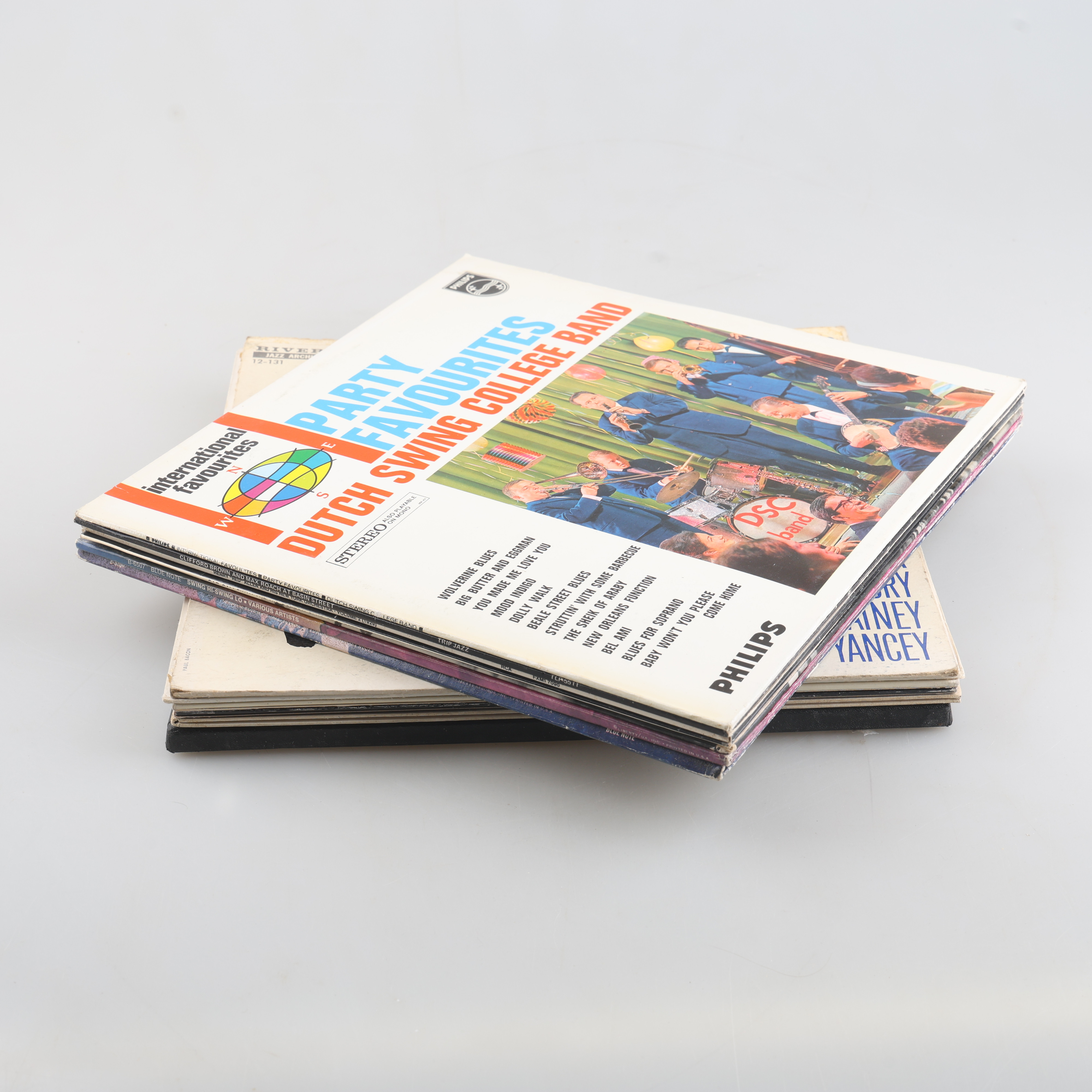 VINYLSKIVOR, 13 stycken, jazz, blue m.m.