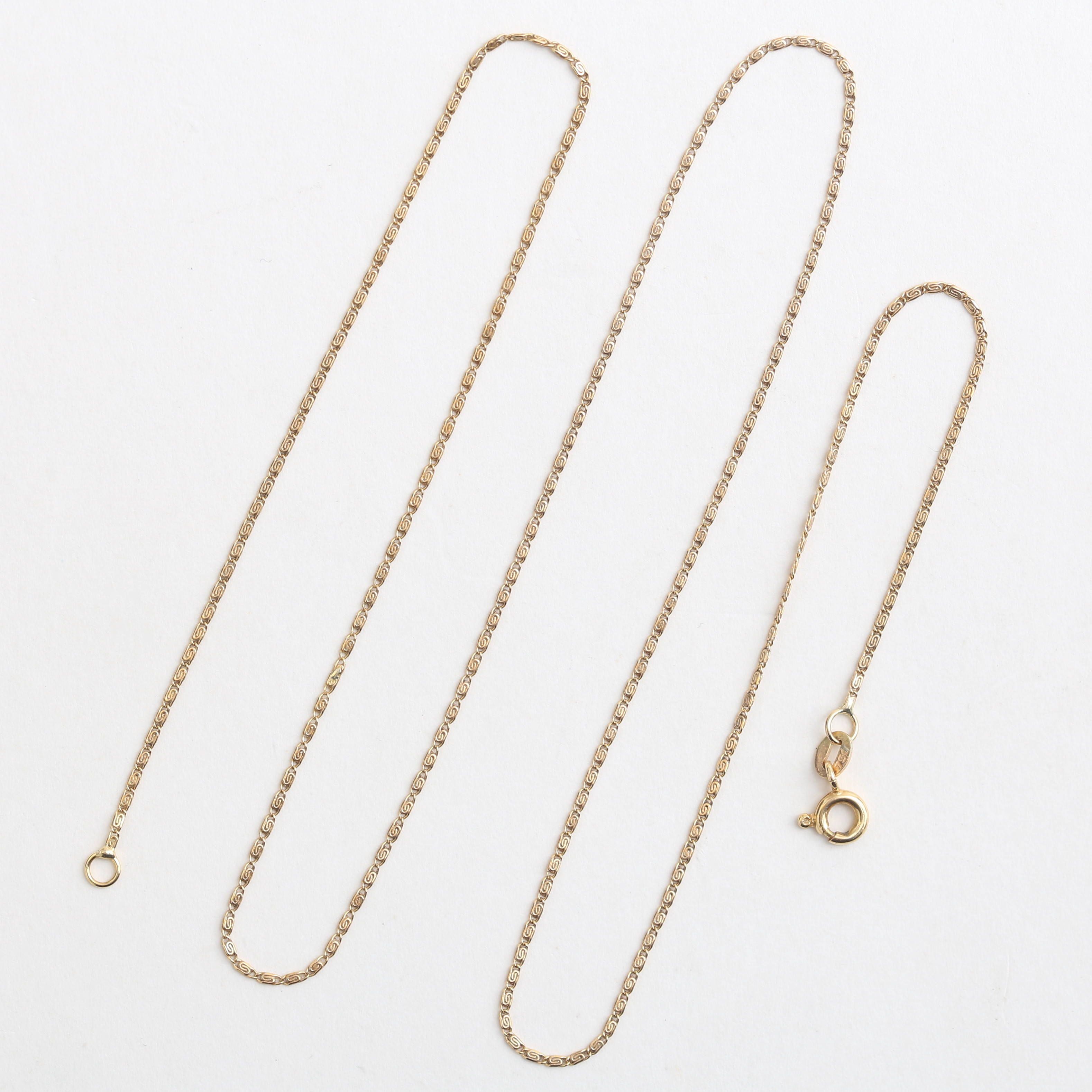 HALSKEDJA, 18 k guld, 2,53 gram.