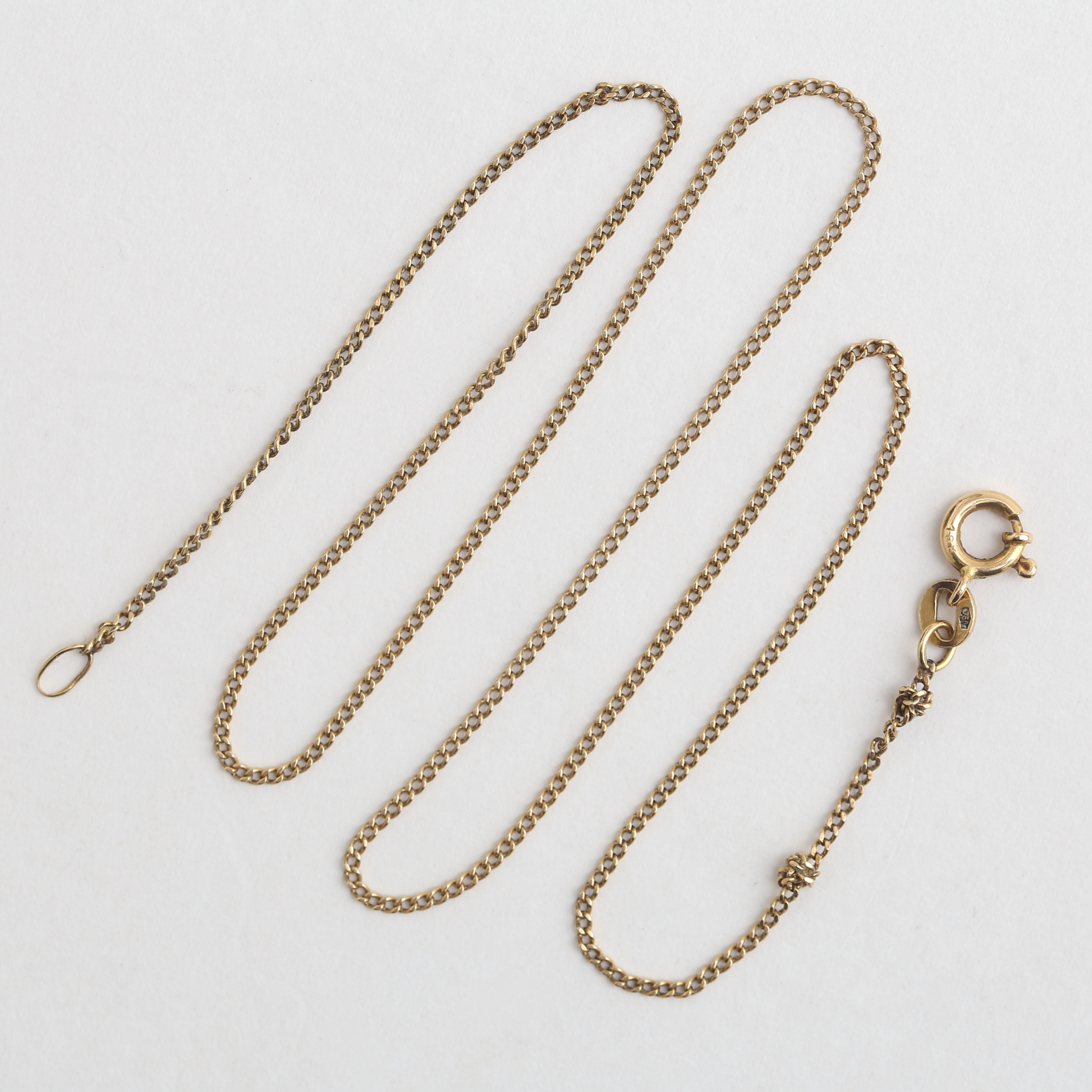 HALSKEDJA, 18 k guld, 2,15 gram.