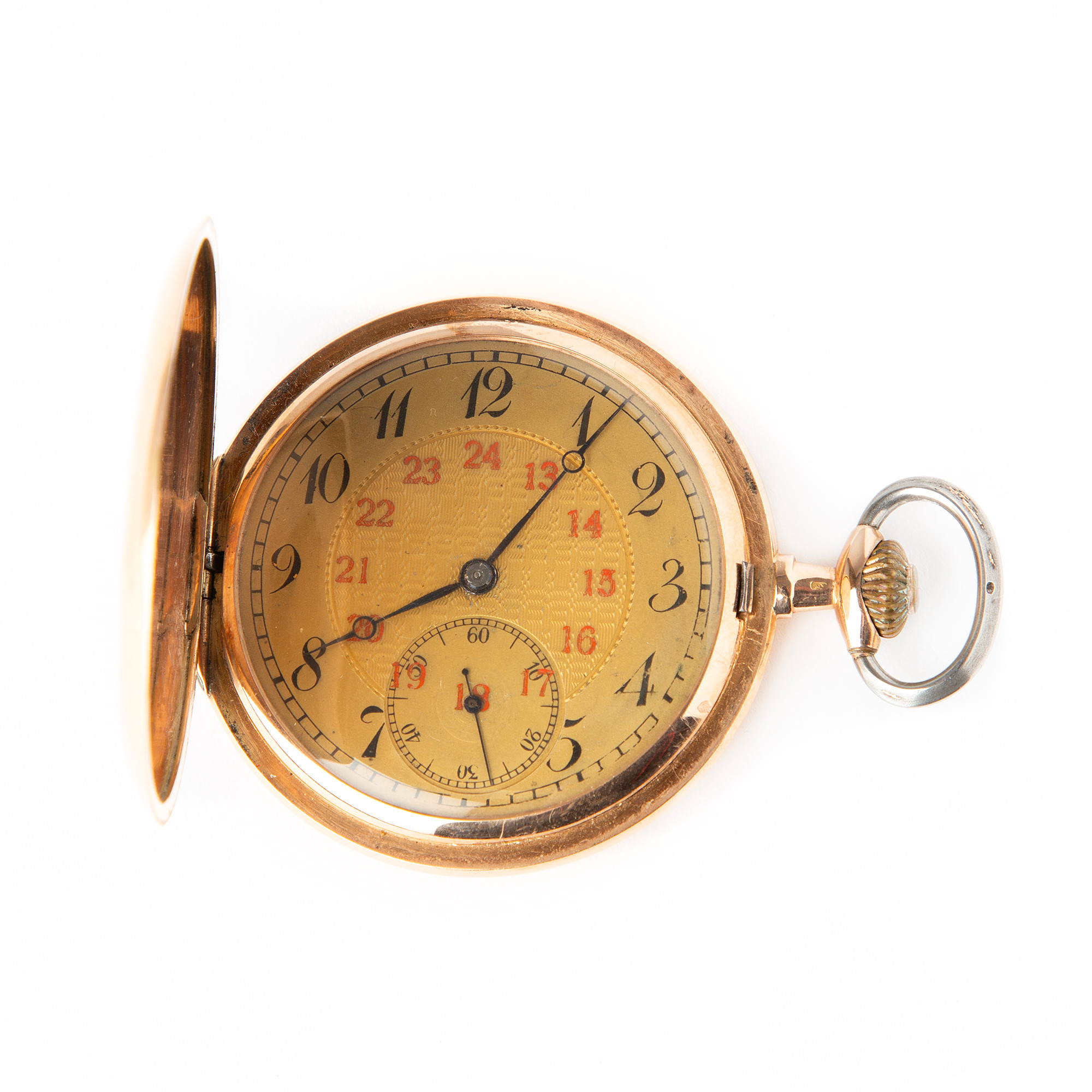 FICKUR, savonette, 49 mm, 14K guld, 1920-tal.