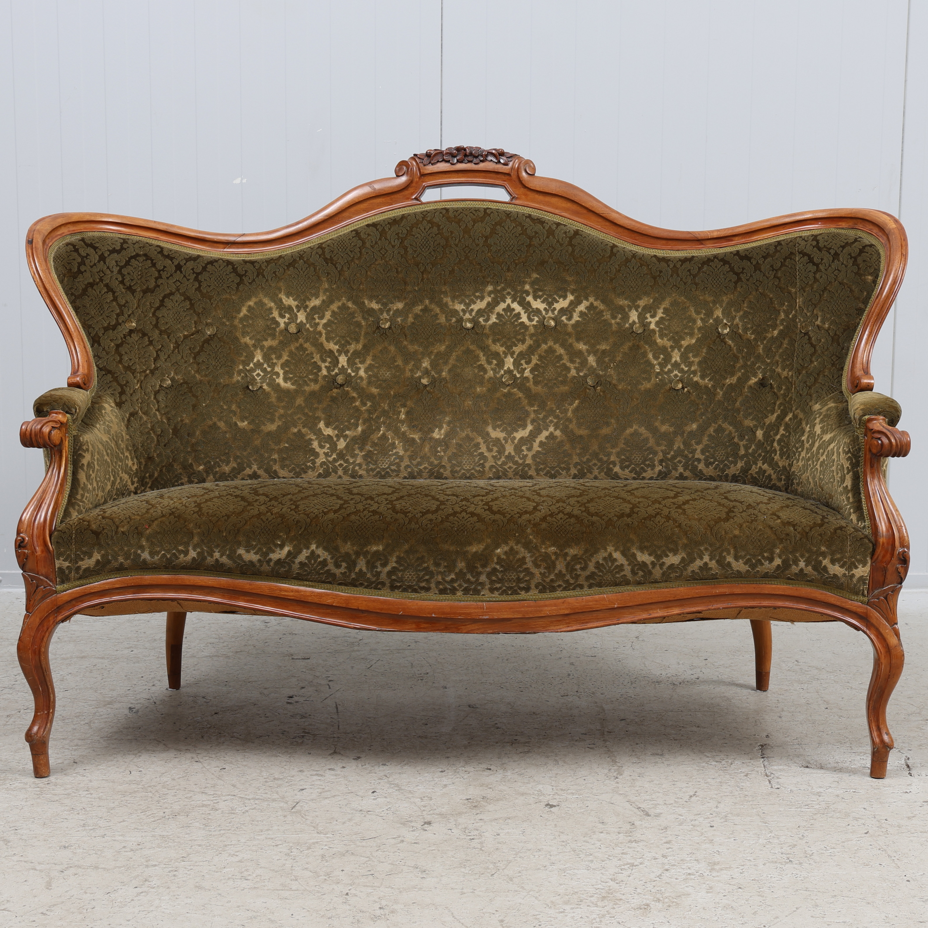 SOFFA, Nyrokoko, medaljongklädsel, 1800/1900-tal.