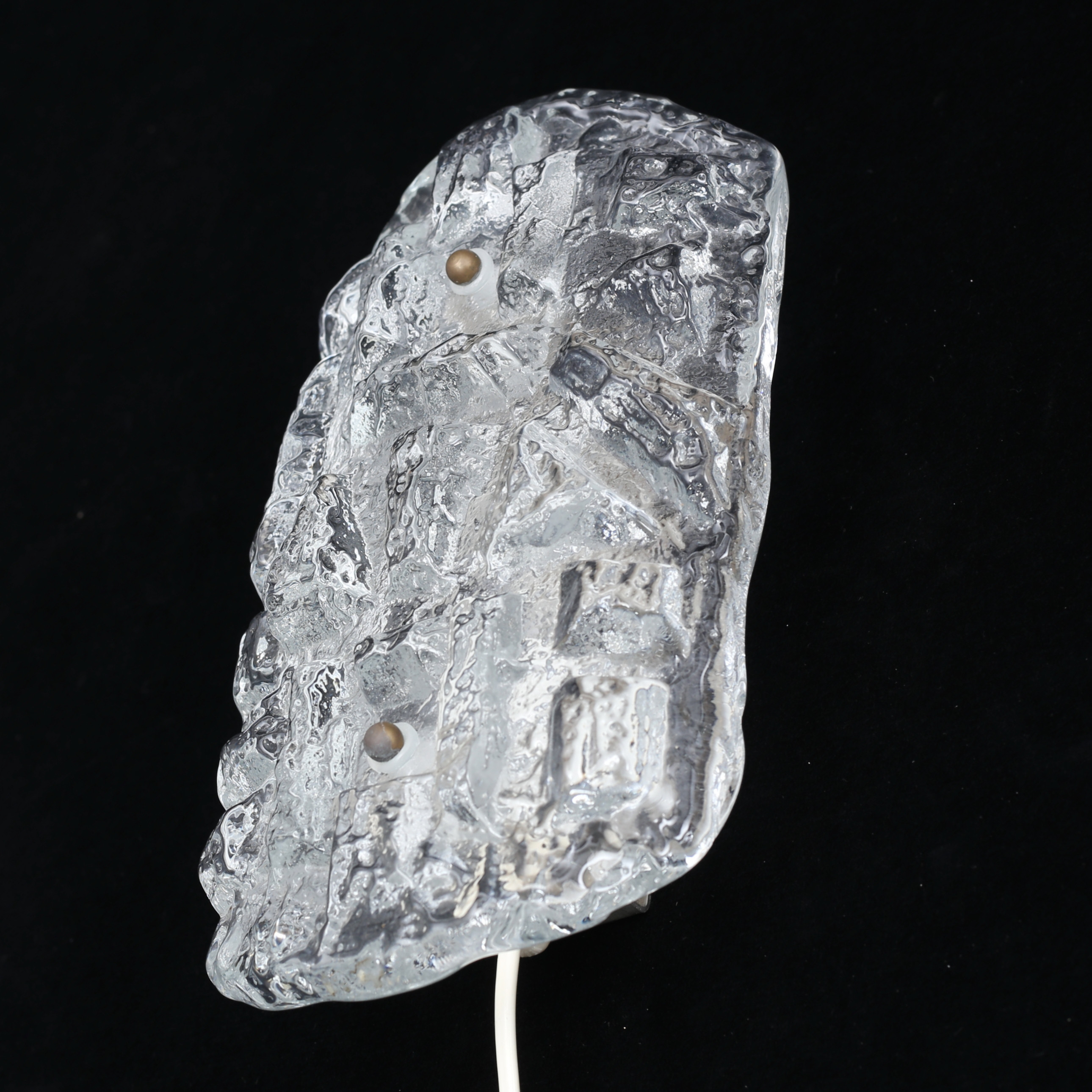 VÄGGLAMPA, GLAS, Atelje Engberg, Urshult.