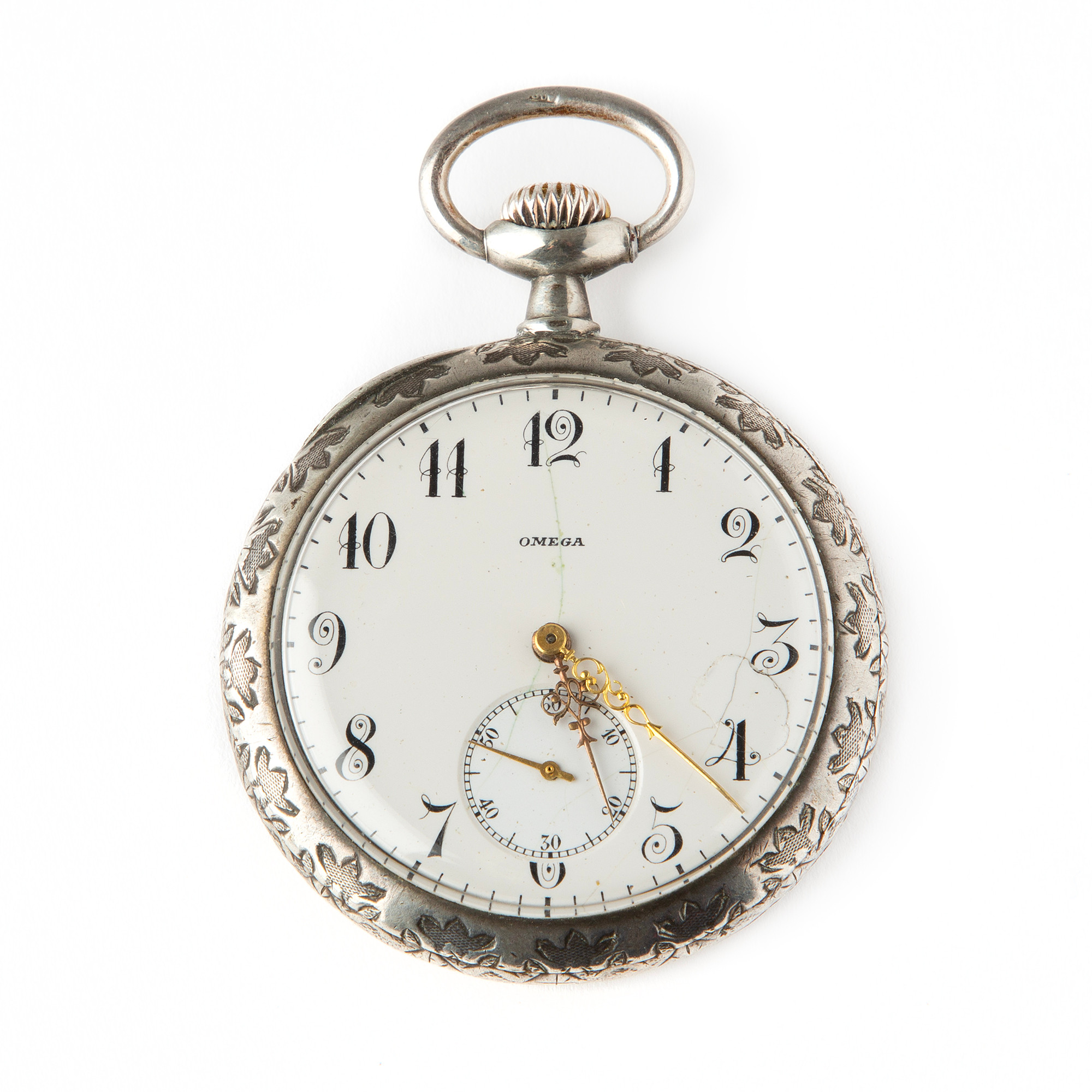 OMEGA, fickur, Grand Prix Paris, 48,5 mm, silver, 1900-talets första kvartal.