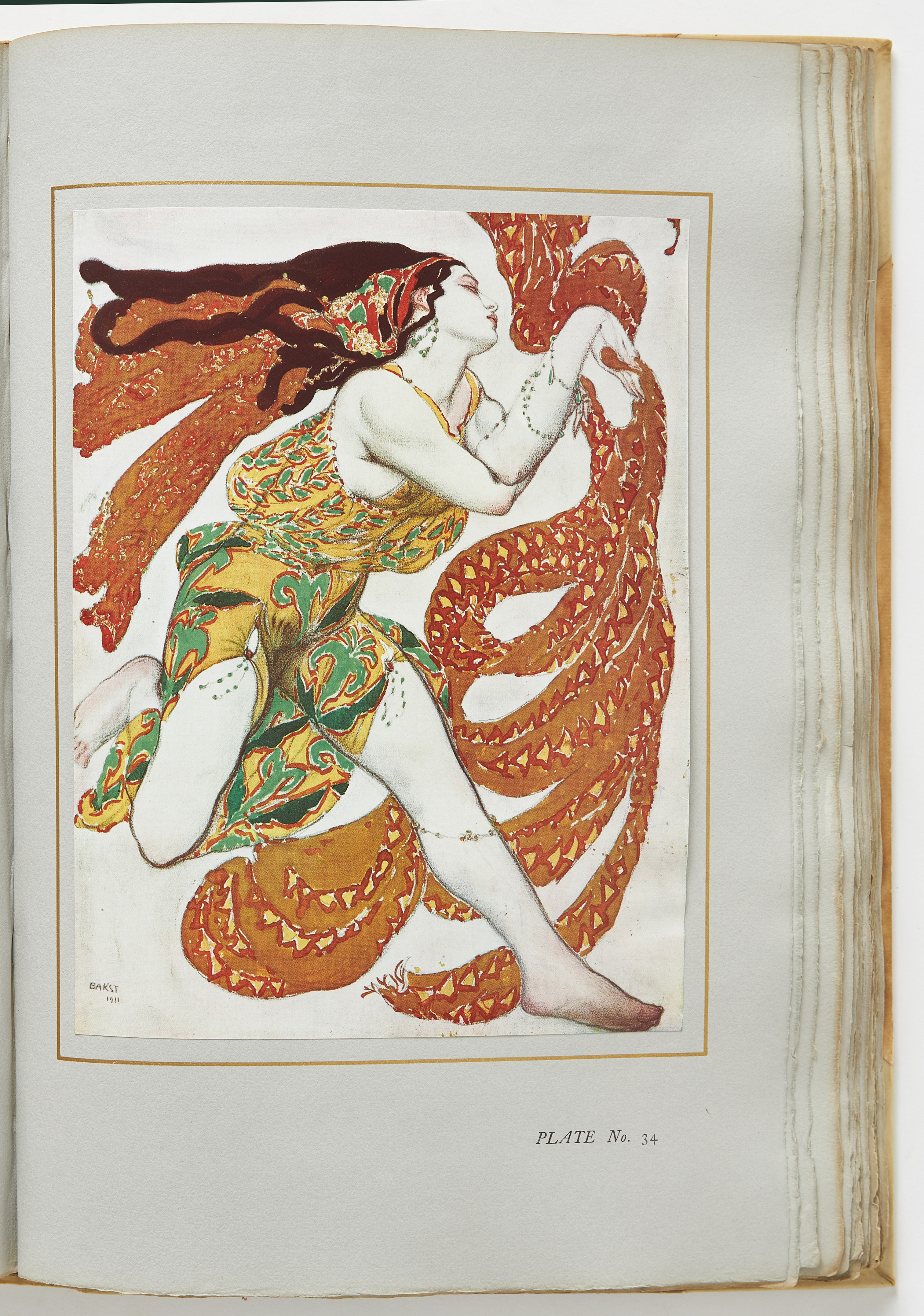 THE DECORATIVE ART BY LEON BAKST, PARIS, 1913.
