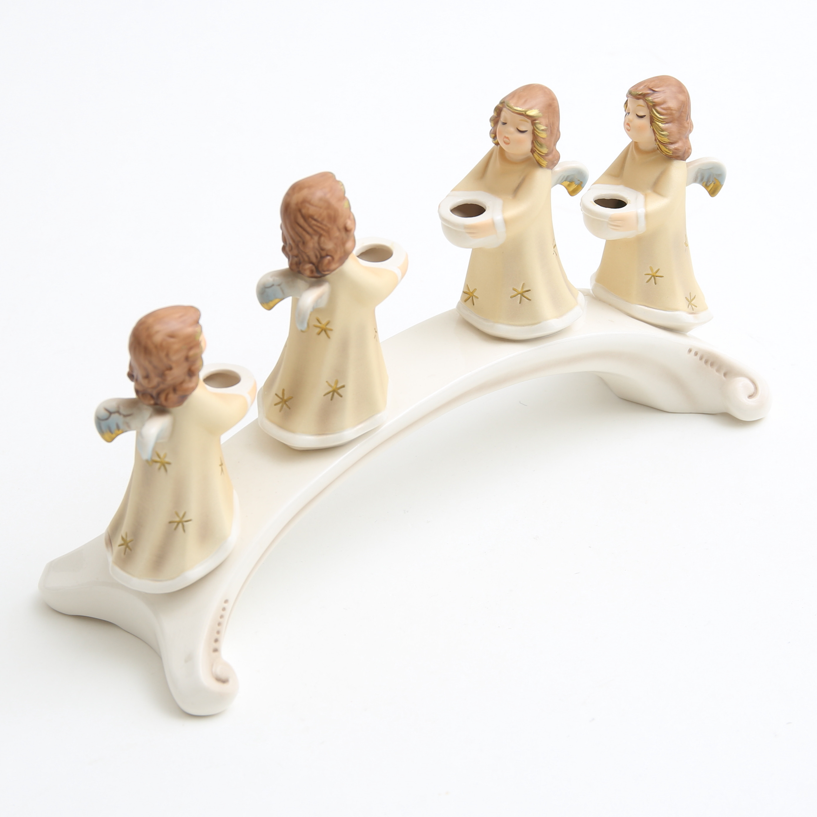 ADVENTSLJUSSTAKE, porslin, Goebel, Tyskland, 1900-talets andra hälft.